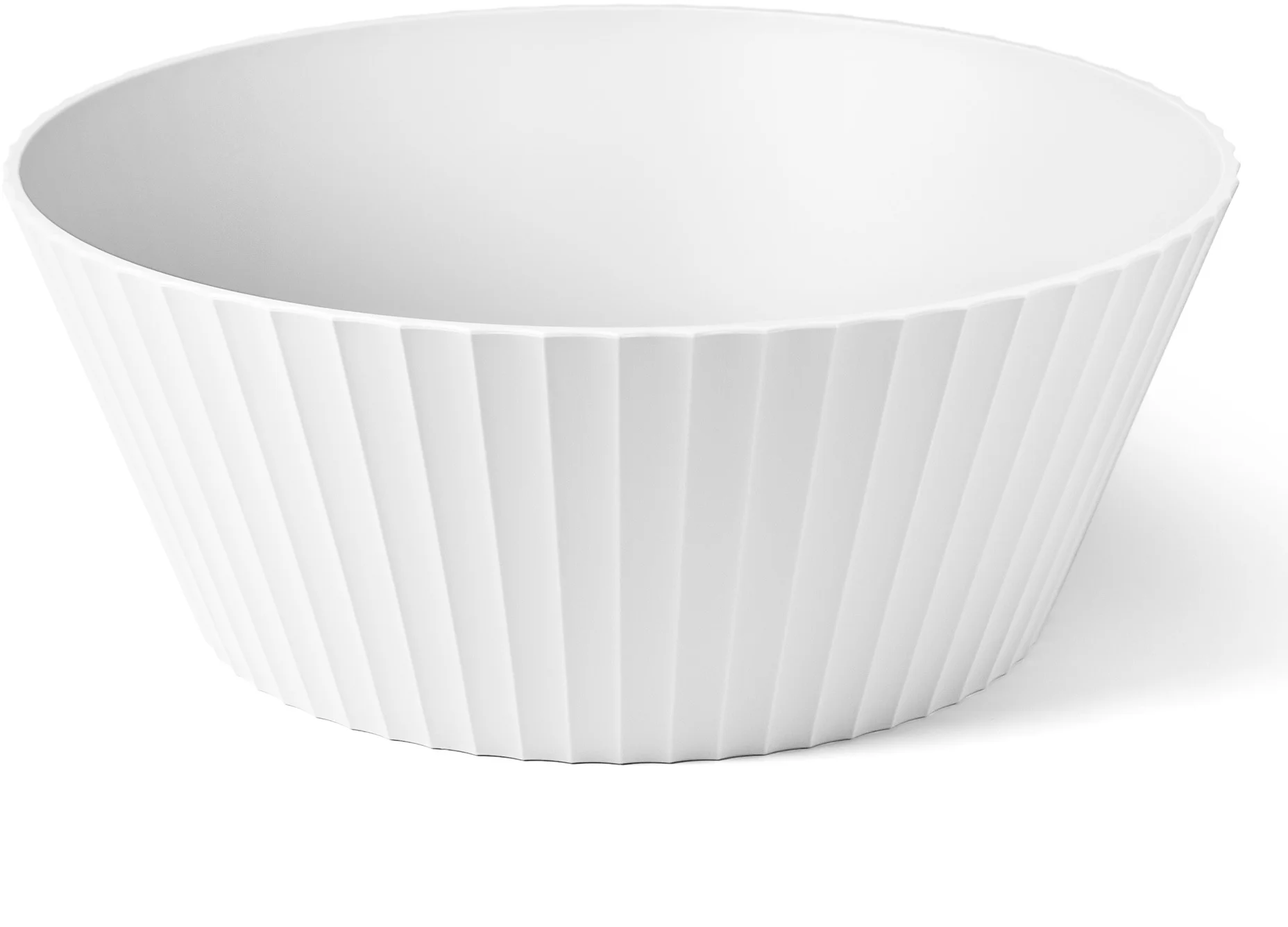 Misa  30 cm krystaliczny biały NETTUNO - BLIM PLUS