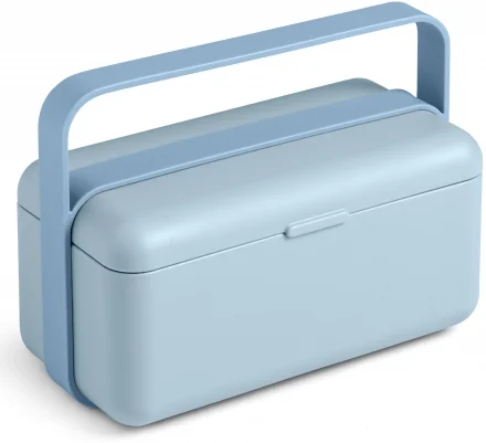 Lunchbox niski jasny oceaniczny BAULETTO - BLIM PLUS
