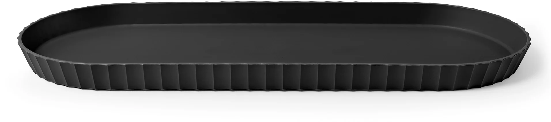 Półmisek owalny 50x25 cm karbon MINERVA - BLIM PLUS