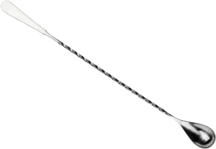 Łyżka barmańska stalowa z mieszadłem dł. 30 cm - BAR PROFESSIONAL