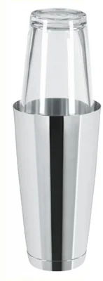 Boston Shaker 0,8 l ze szklanką - stalowy - BAR PROFESSIONAL