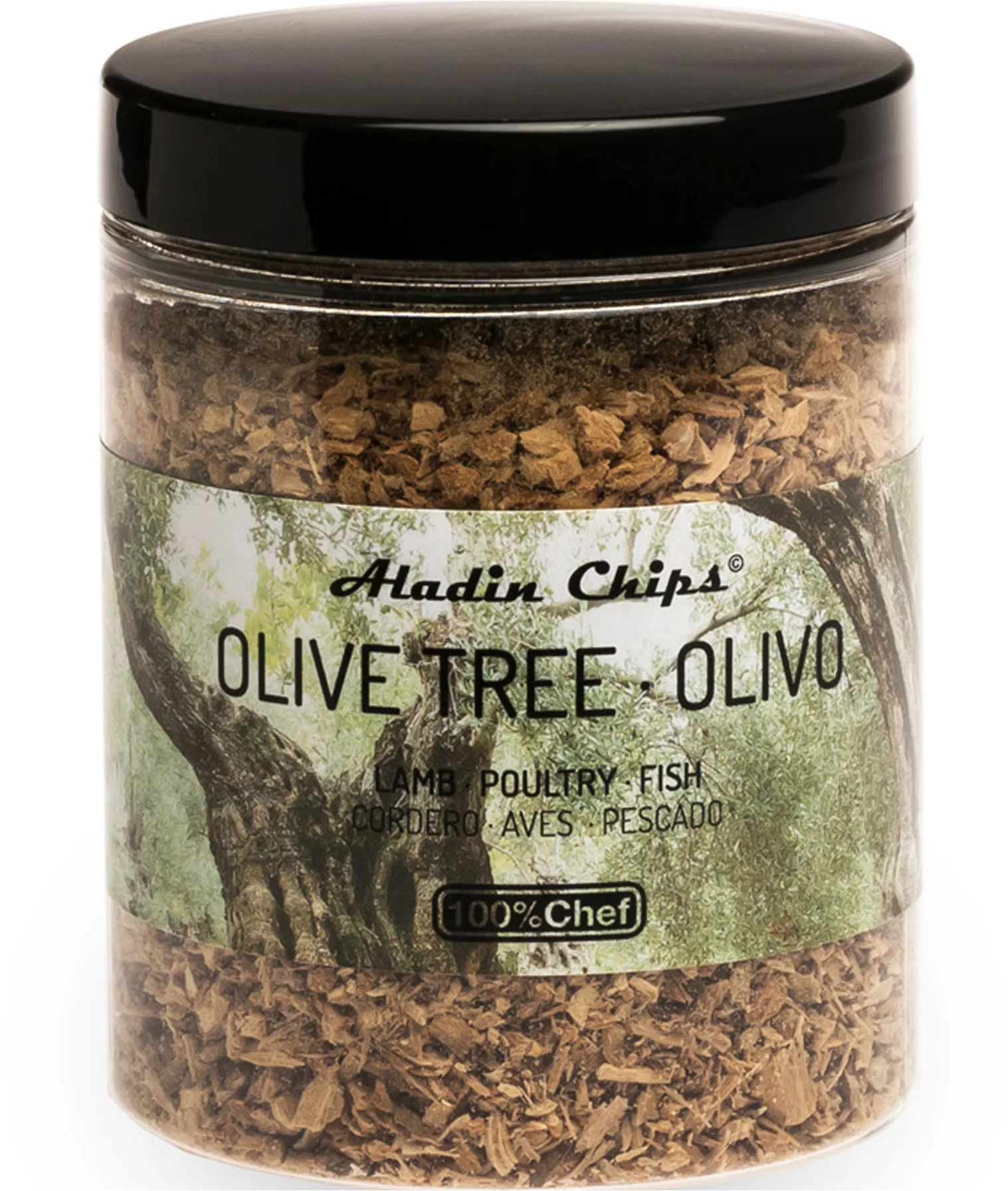 Trociny wędzarnicze drewno oliwne ALADINCHIPS – 100% CHEF