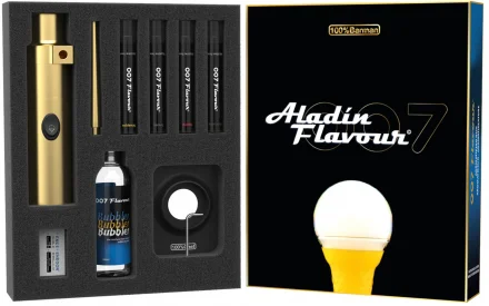 Aromatyzer Aladin 007, złoty - zestaw - 100% CHEF