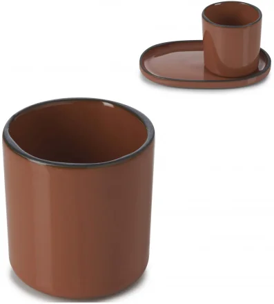 Filiżanka do espresso 80 ml cynamon CARACTERE - REVOL