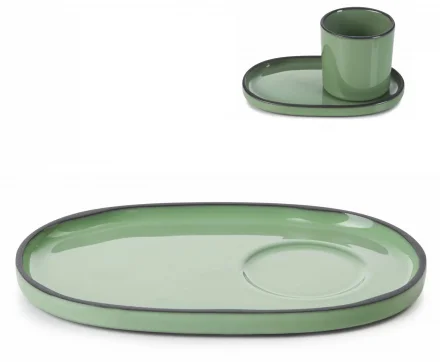 Spodek 13x8 cm miętowy CARACTERE - REVOL