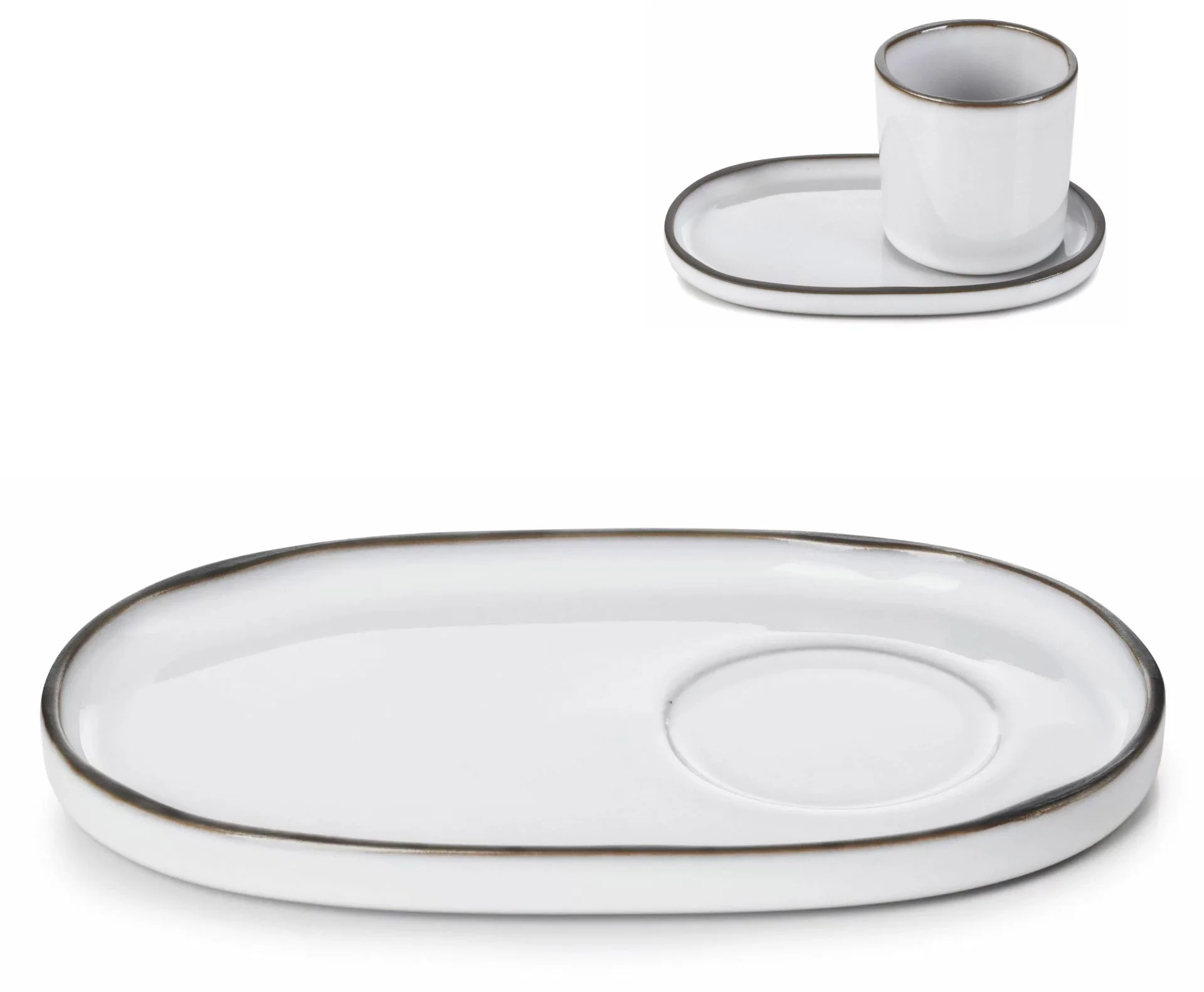 Spodek  13x8 cm biała chmura CARACTERE - REVOL
