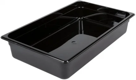 Pojemnik z poliwęglanu GN 1/1 czarny wys. 10 cm - CAMBRO