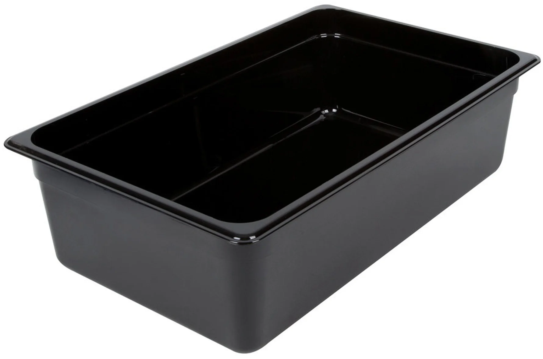 Pojemnik z poliwęglanu GN 1/1 czarny wys. 15 cm - CAMBRO