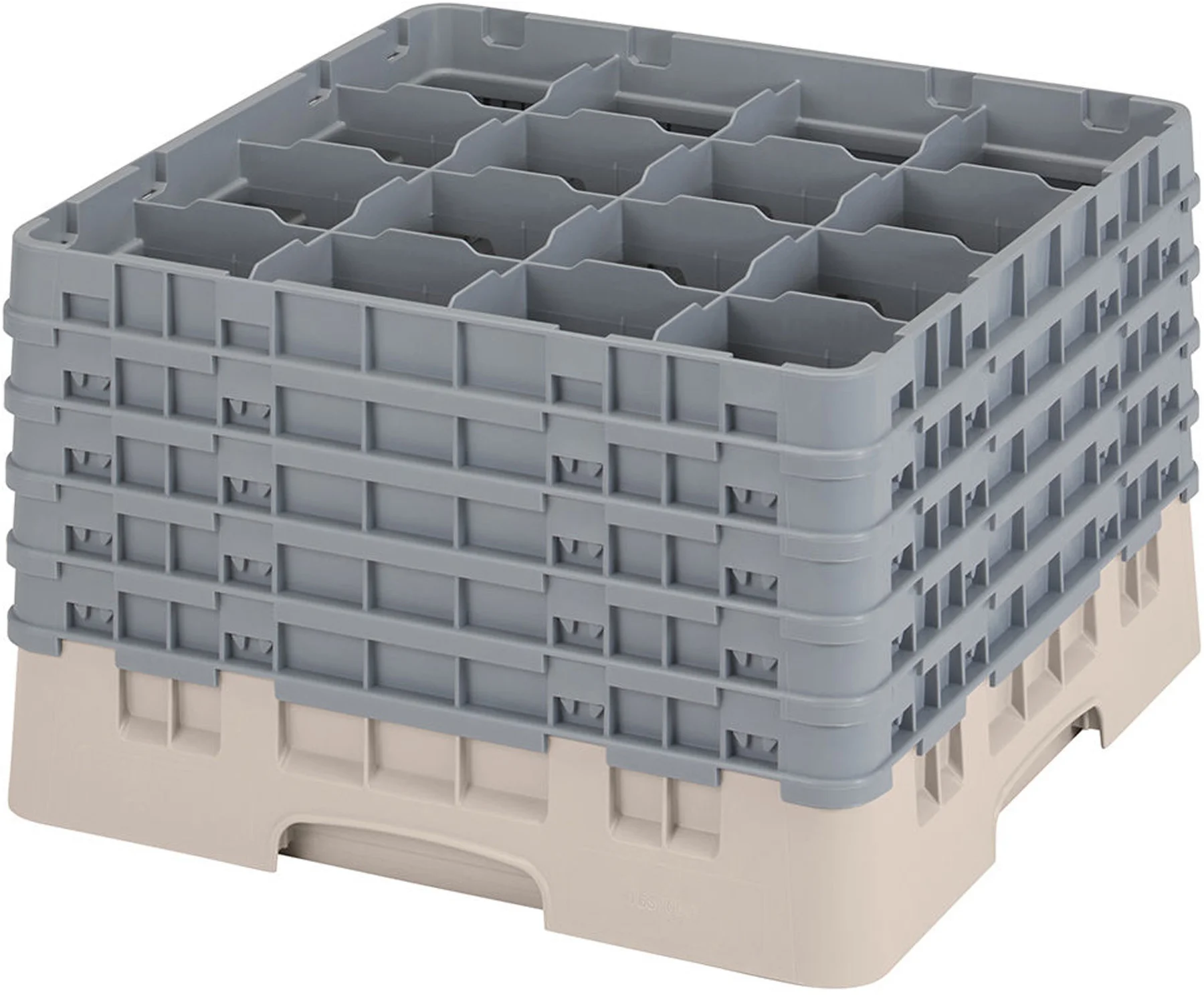 Kosz na szkło max. śr. szkl. 109 mm beżowy - CAMBRO