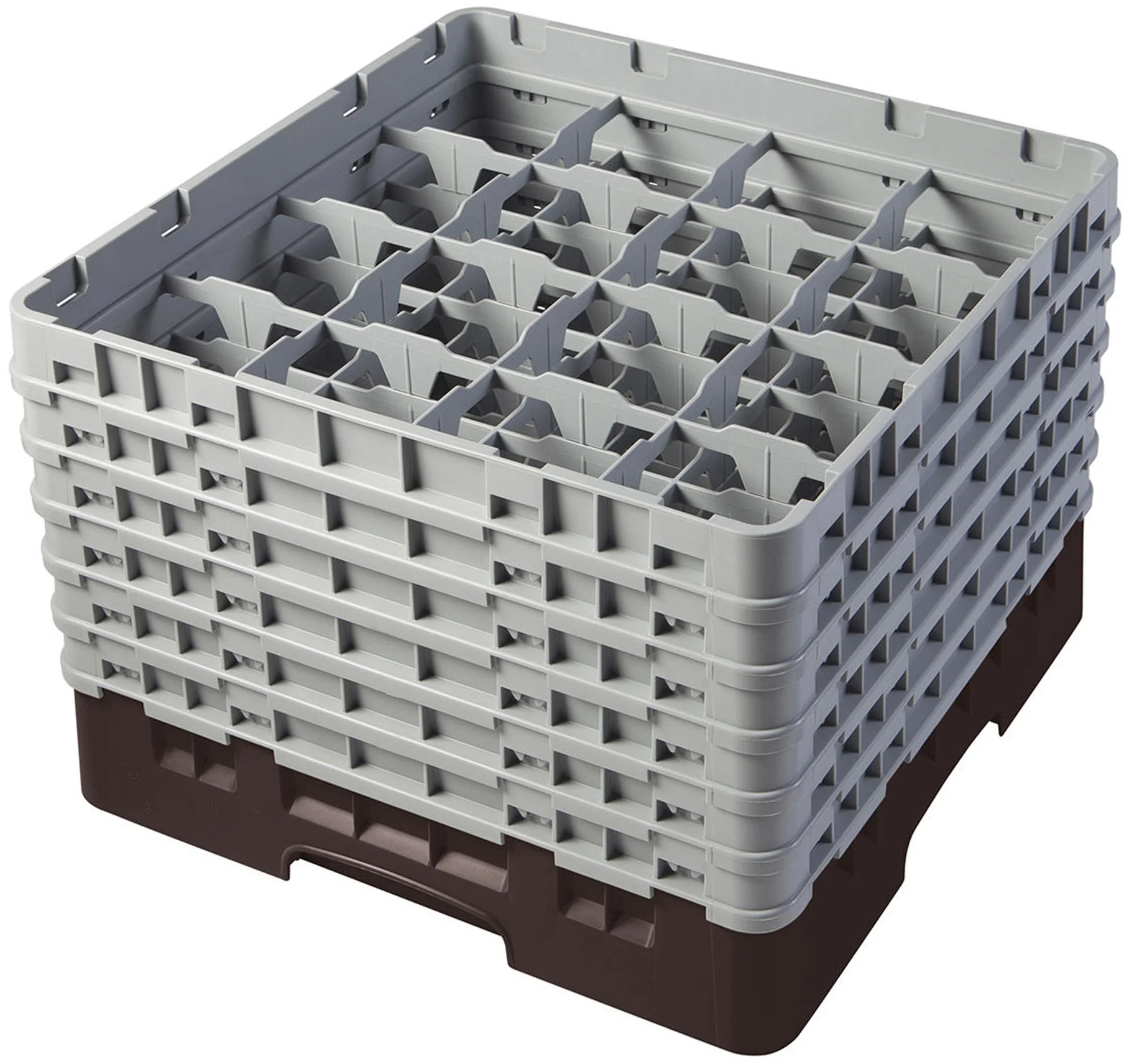 Kosz na szkło max. śr. szkl. 109 mm brązowy - CAMBRO