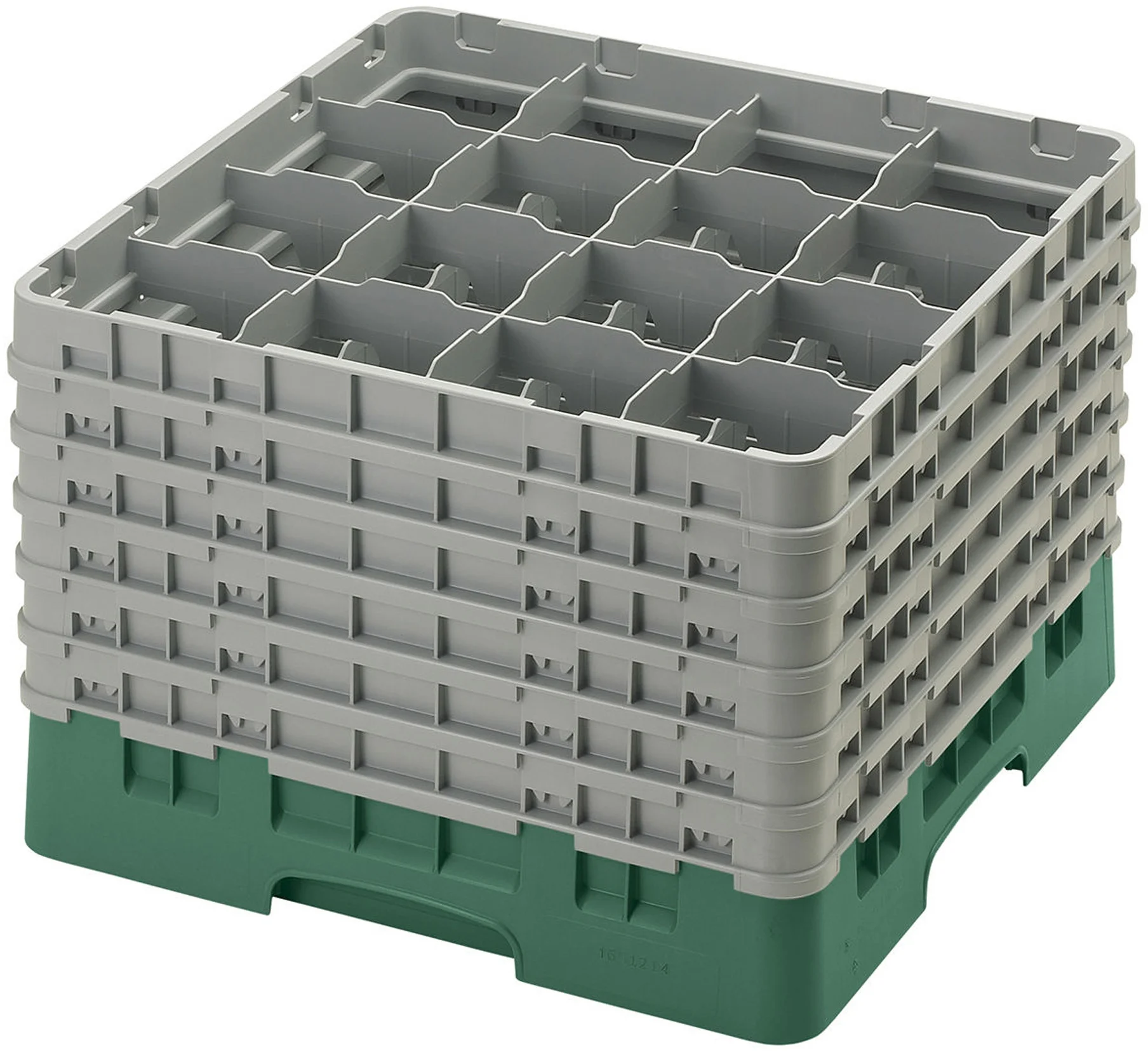 Kosz na szkło max. śr. szkl. 109 mm zielony - CAMBRO