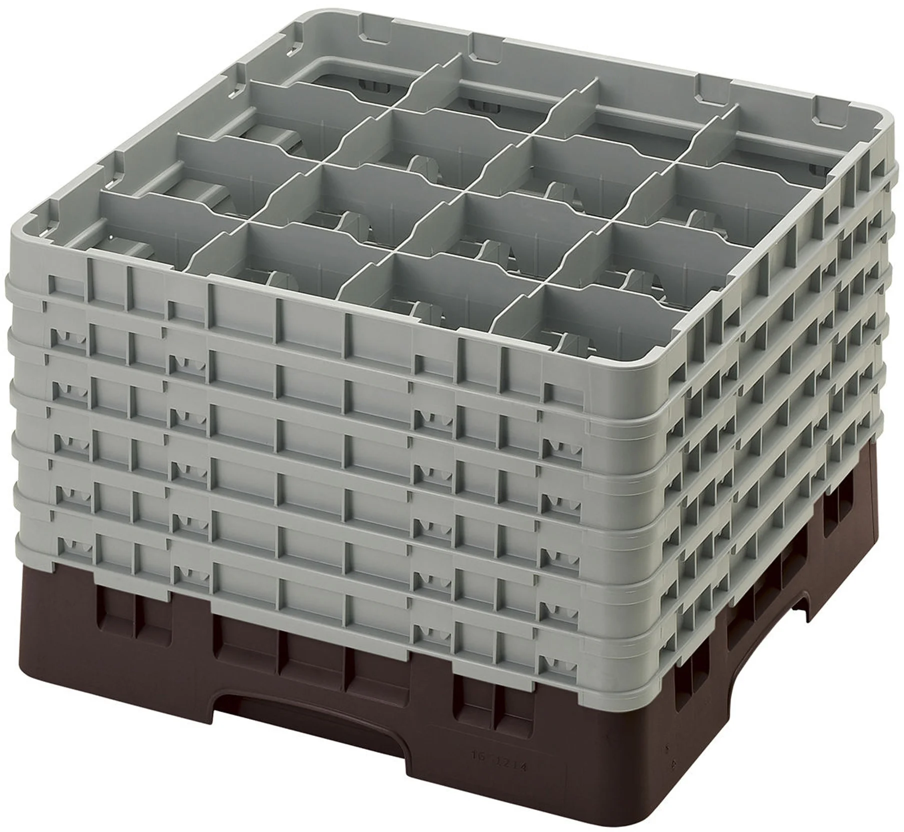 Kosz na szkło max. śr. szkl. 109 mm brązowy - CAMBRO