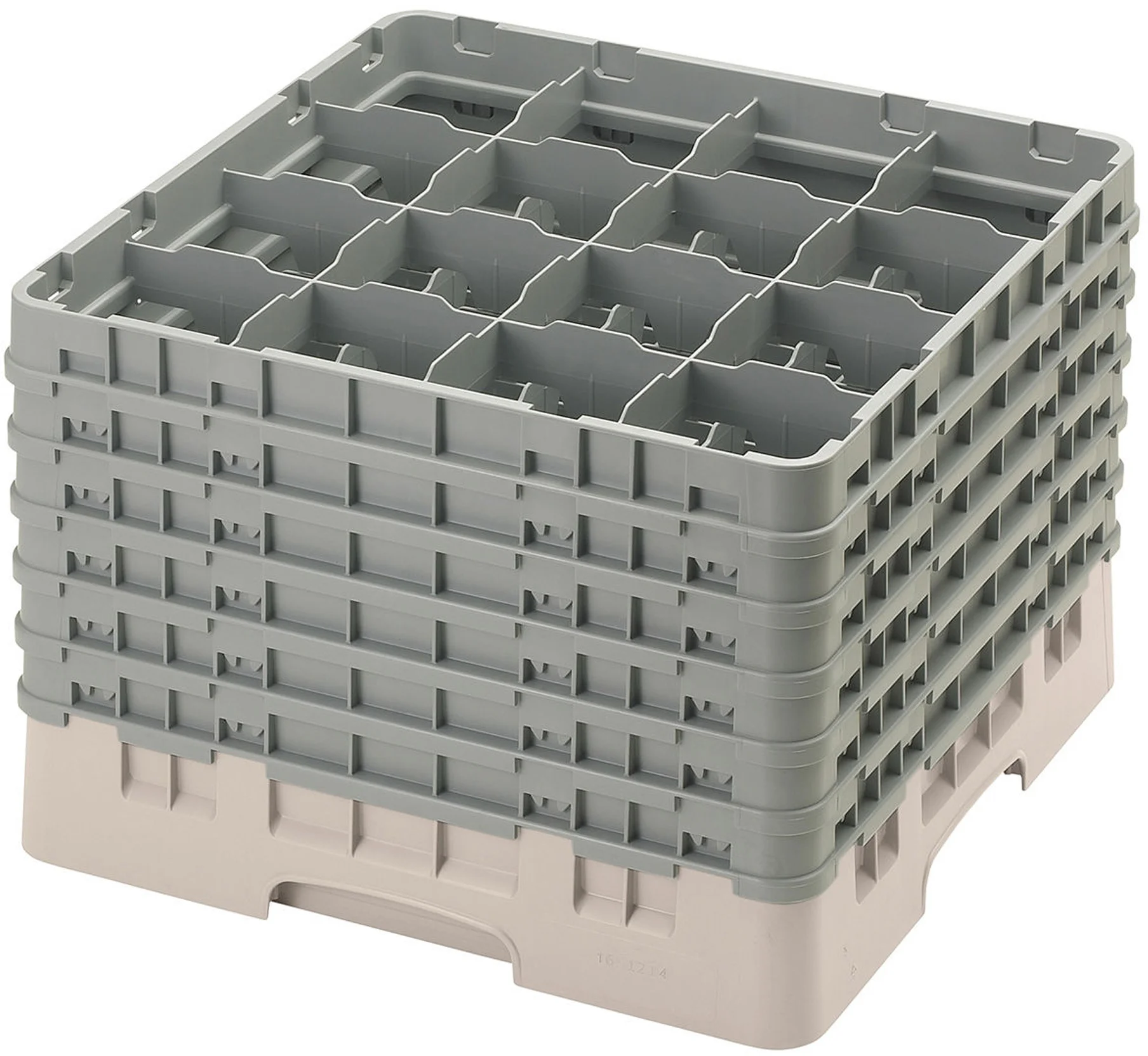 Kosz na szkło max. śr. szkl. 109 mm beżowy - CAMBRO