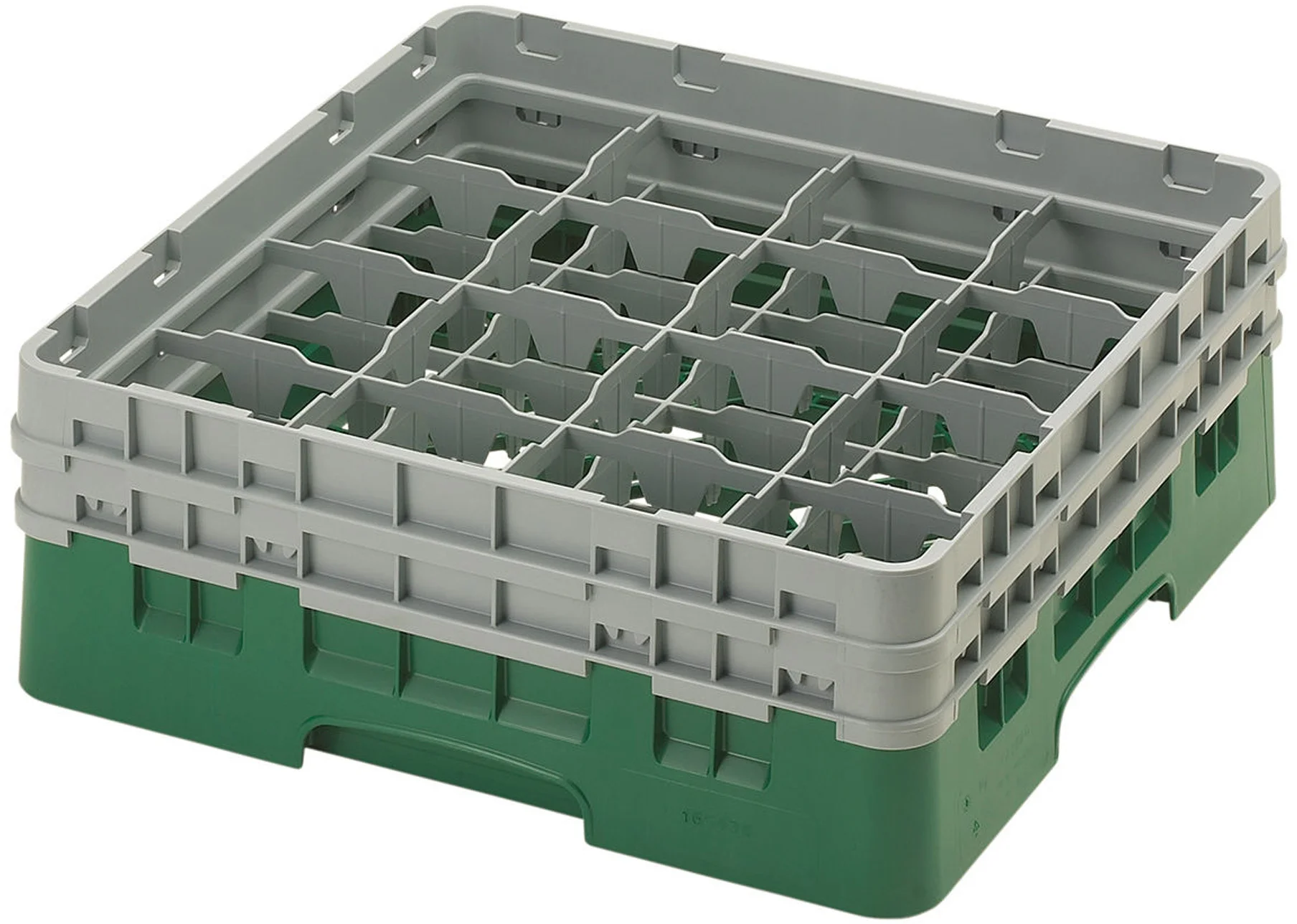Kosz na szkło max. śr. szkl. 109 mm zielony - CAMBRO