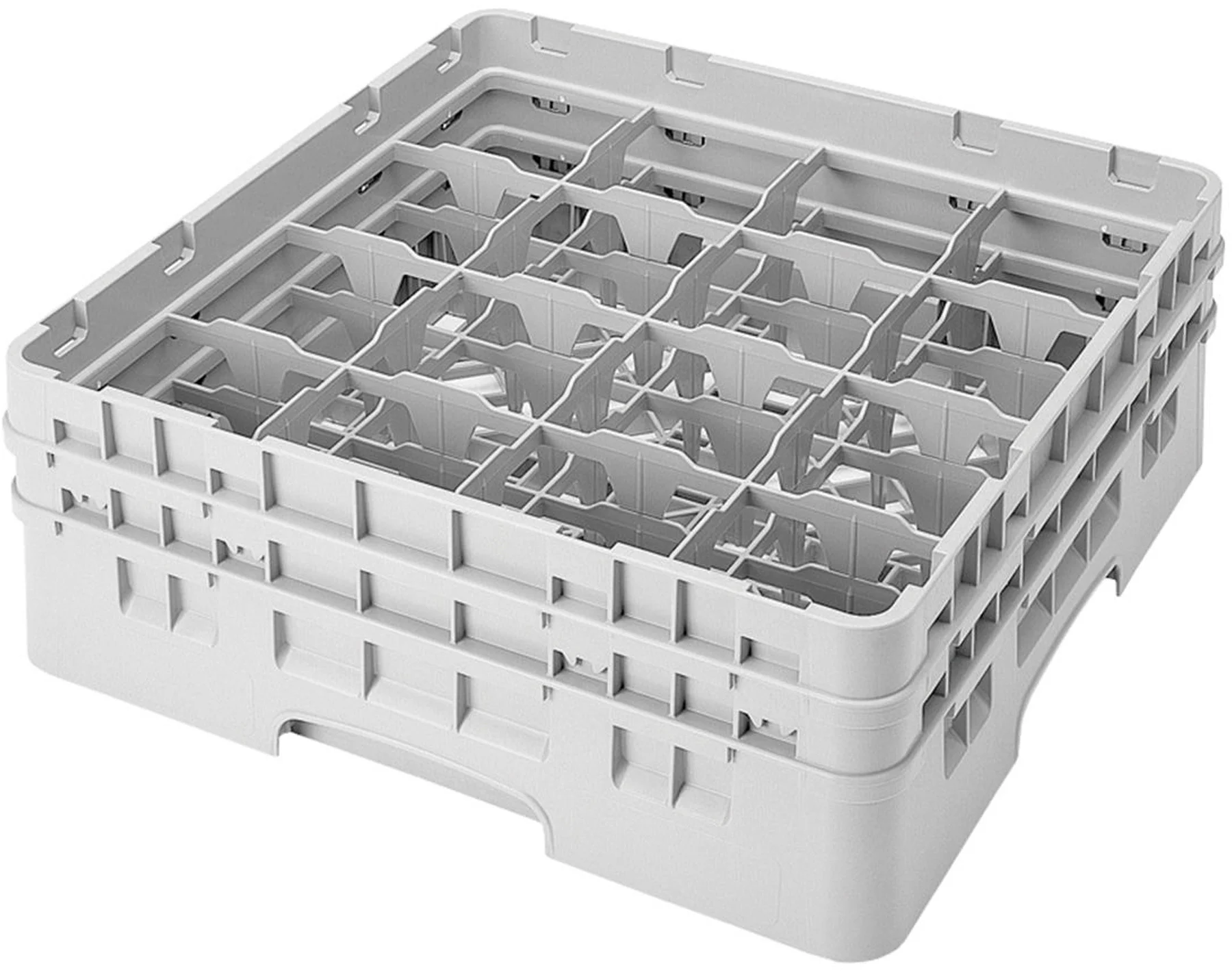 Kosz na szkło max. śr. szkl. 109 mm jasny szary - CAMBRO