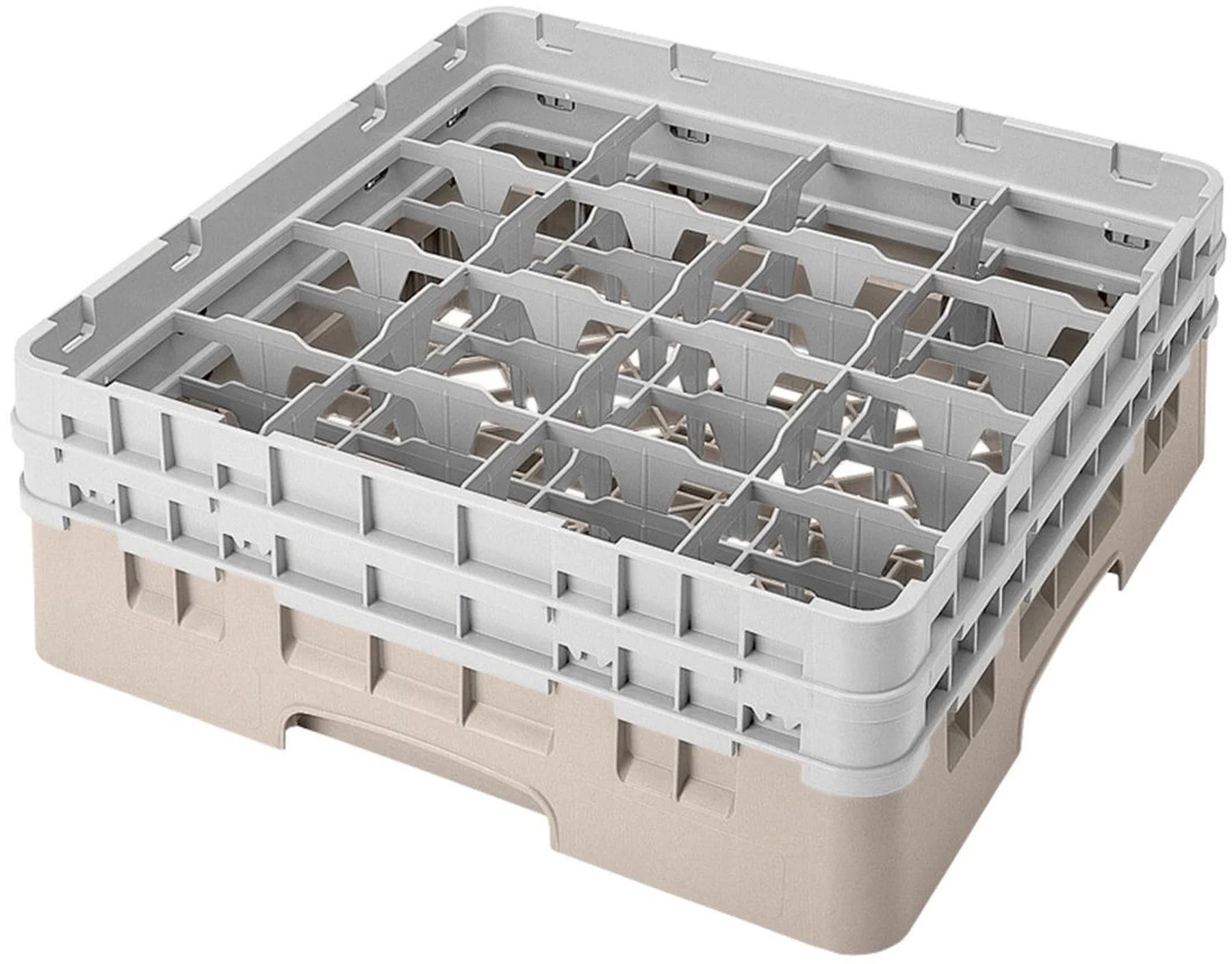 Kosz na szkło max. śr. szkl. 109 mm beżowy - CAMBRO