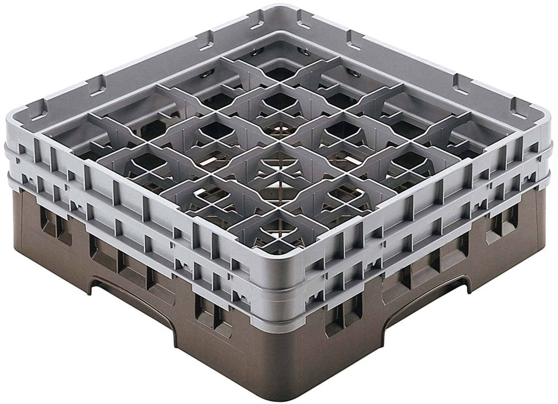 Kosz na szkło max. śr. szkl. 109 mm brązowy - CAMBRO