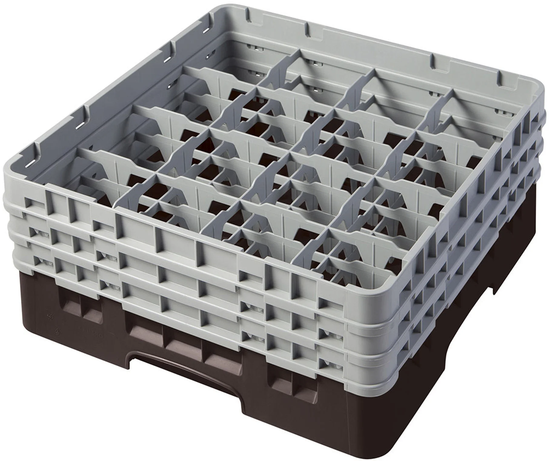 Kosz na szkło max. śr. szkl. 109 mm brązowy - CAMBRO