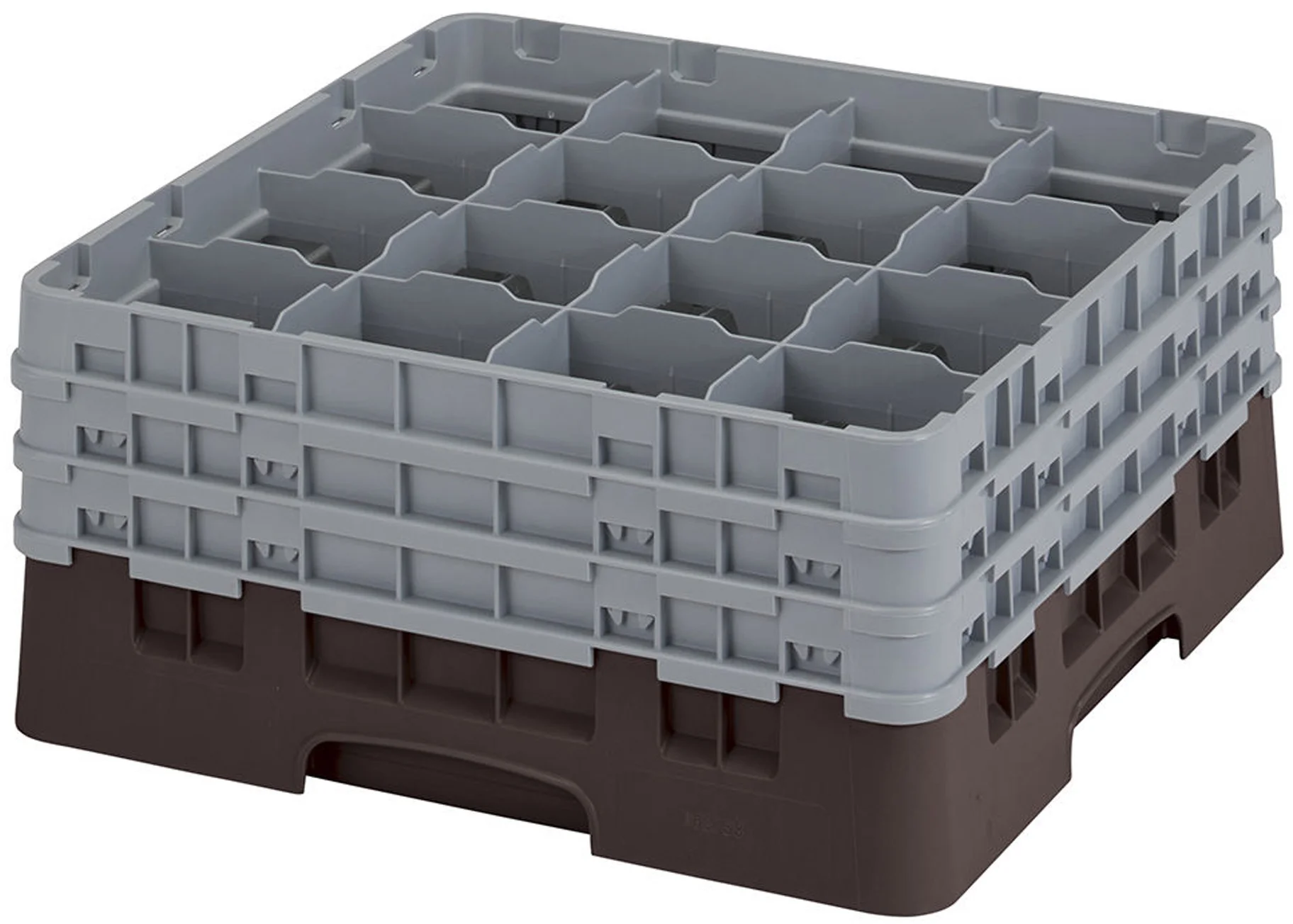 Kosz na szkło max. śr. szkl. 109 mm brązowy - CAMBRO