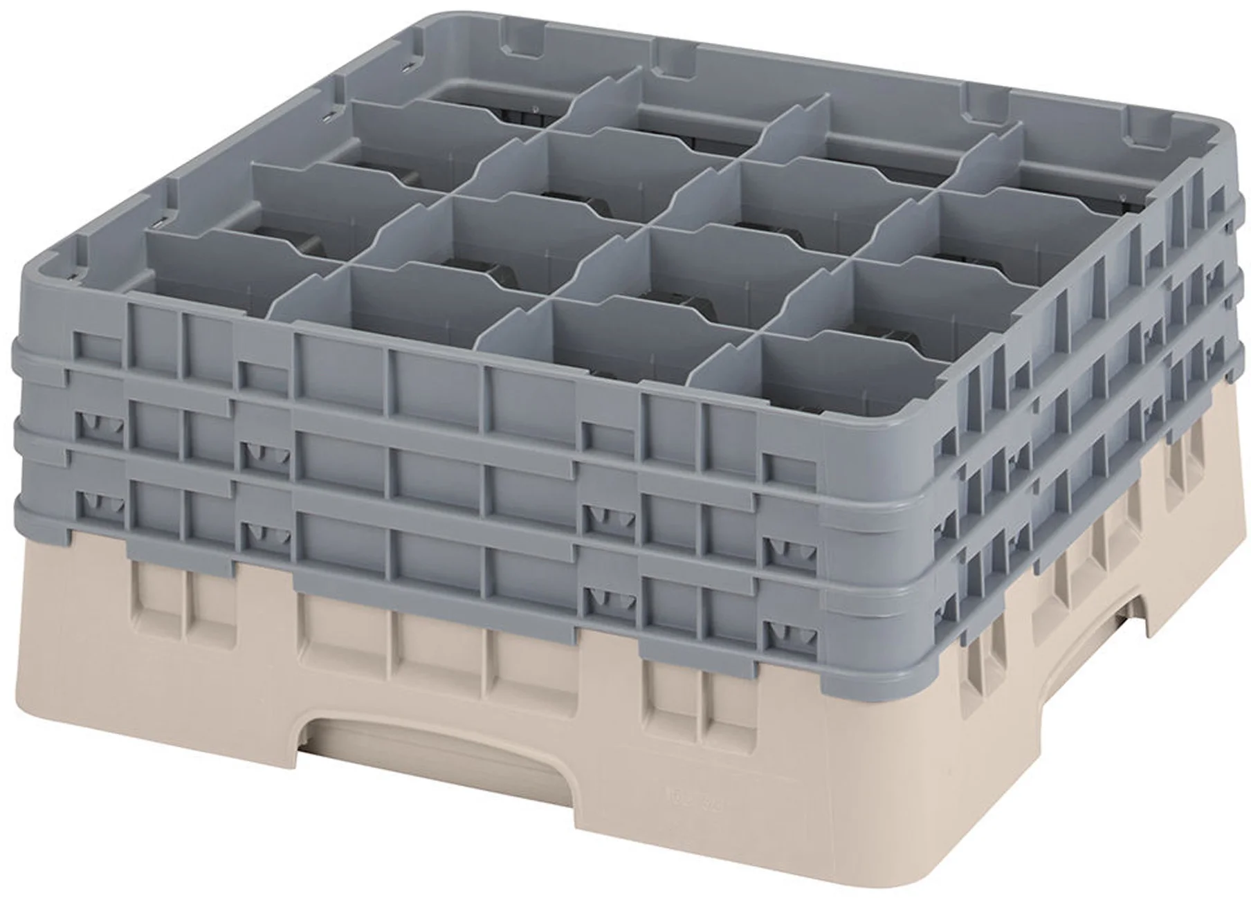 Kosz na szkło max. śr. szkl. 109 mm beżowy - CAMBRO