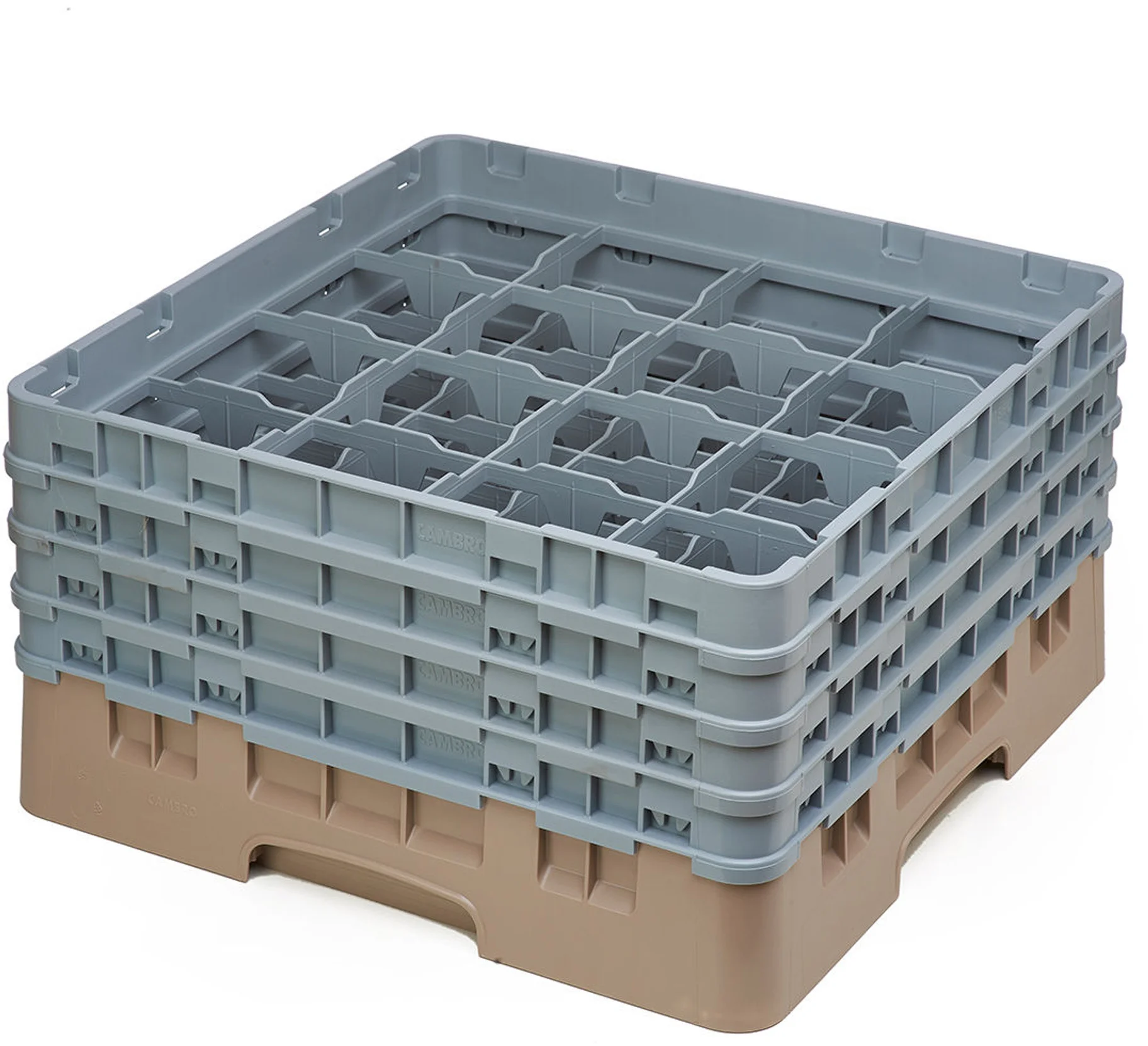 Kosz na szkło max. śr. szkl. 109 mm beżowy - CAMBRO