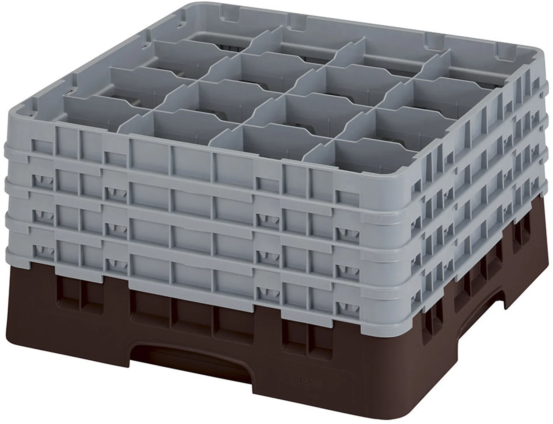 Kosz na szkło max. śr. szkl. 109 mm brązowy - CAMBRO