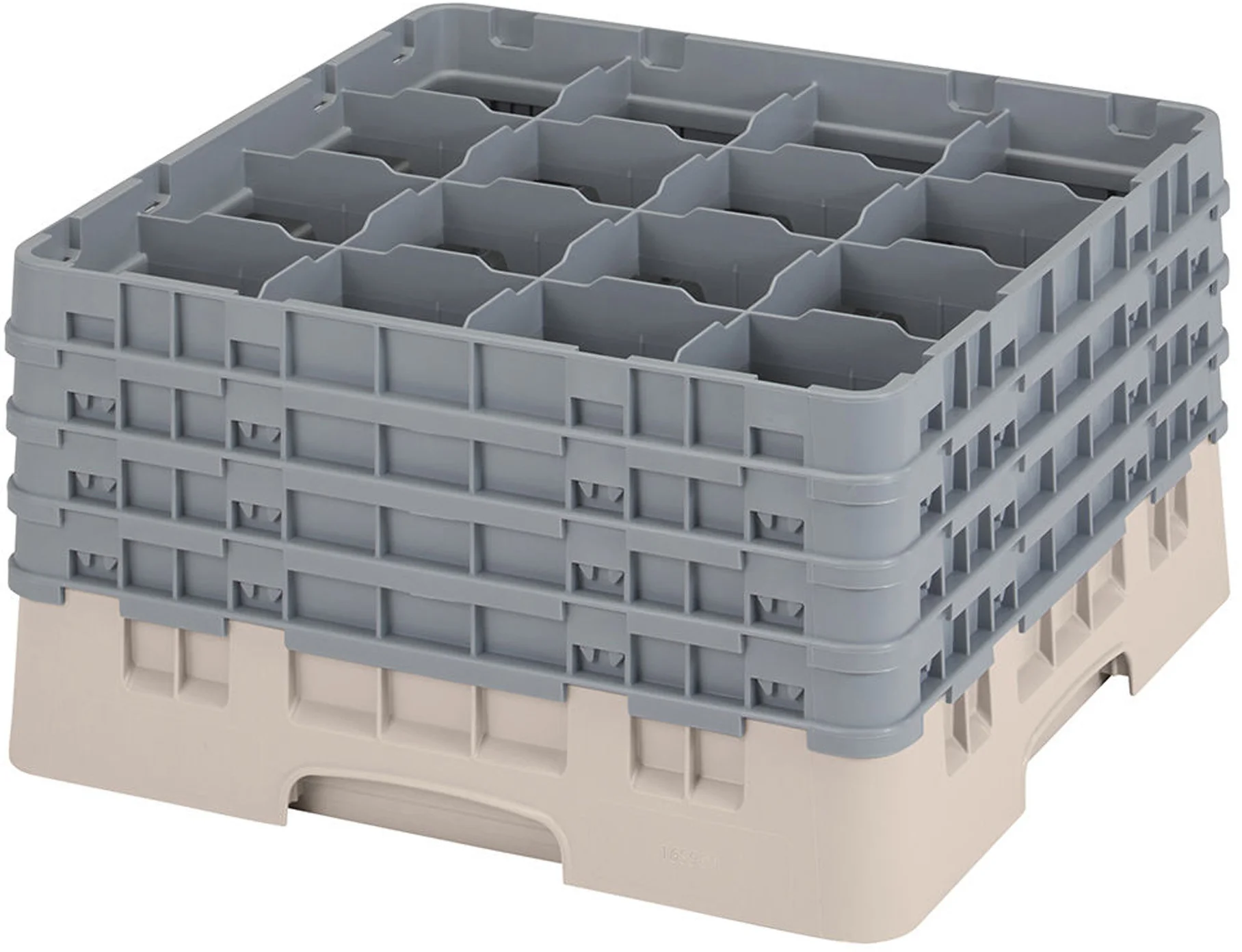 Kosz na szkło max. śr. szkl. 109 mm beżowy - CAMBRO