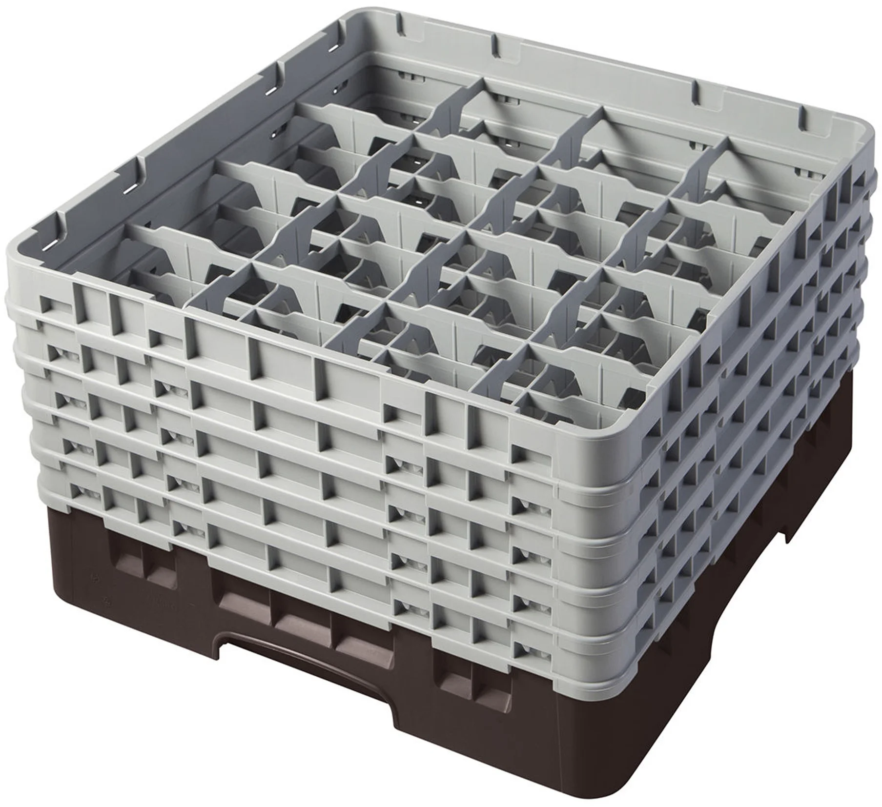 Kosz na szkło max. śr. szkl. 109 mm brązowy - CAMBRO