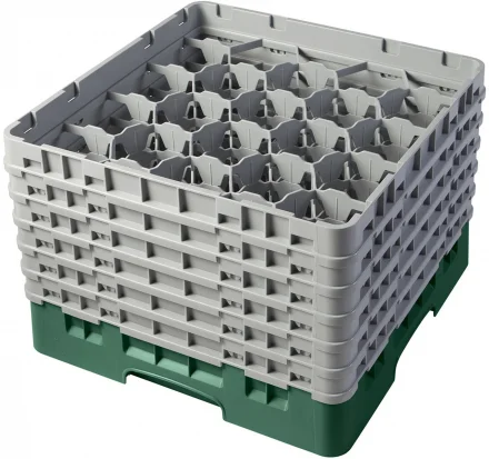 Kosz na szkło max. śr. szkl. 98 mm zielony - CAMBRO