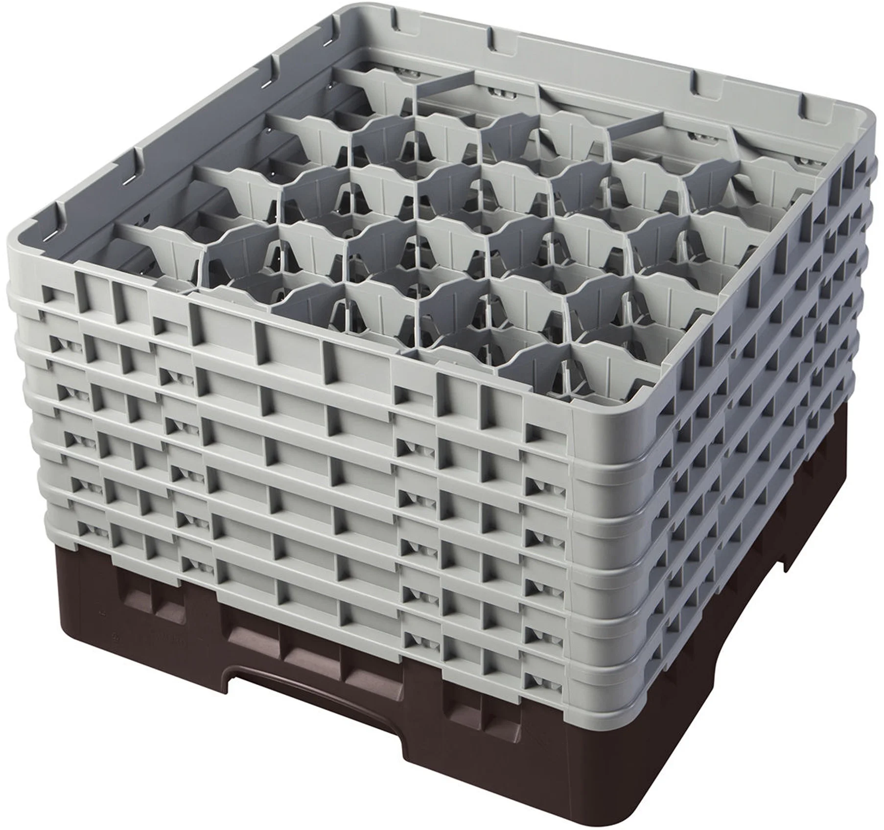 Kosz na szkło max. śr. szkl. 98 mm brązowy - CAMBRO
