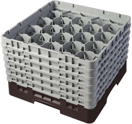 Kosz na szkło max. śr. szkl. 98 mm brązowy - CAMBRO