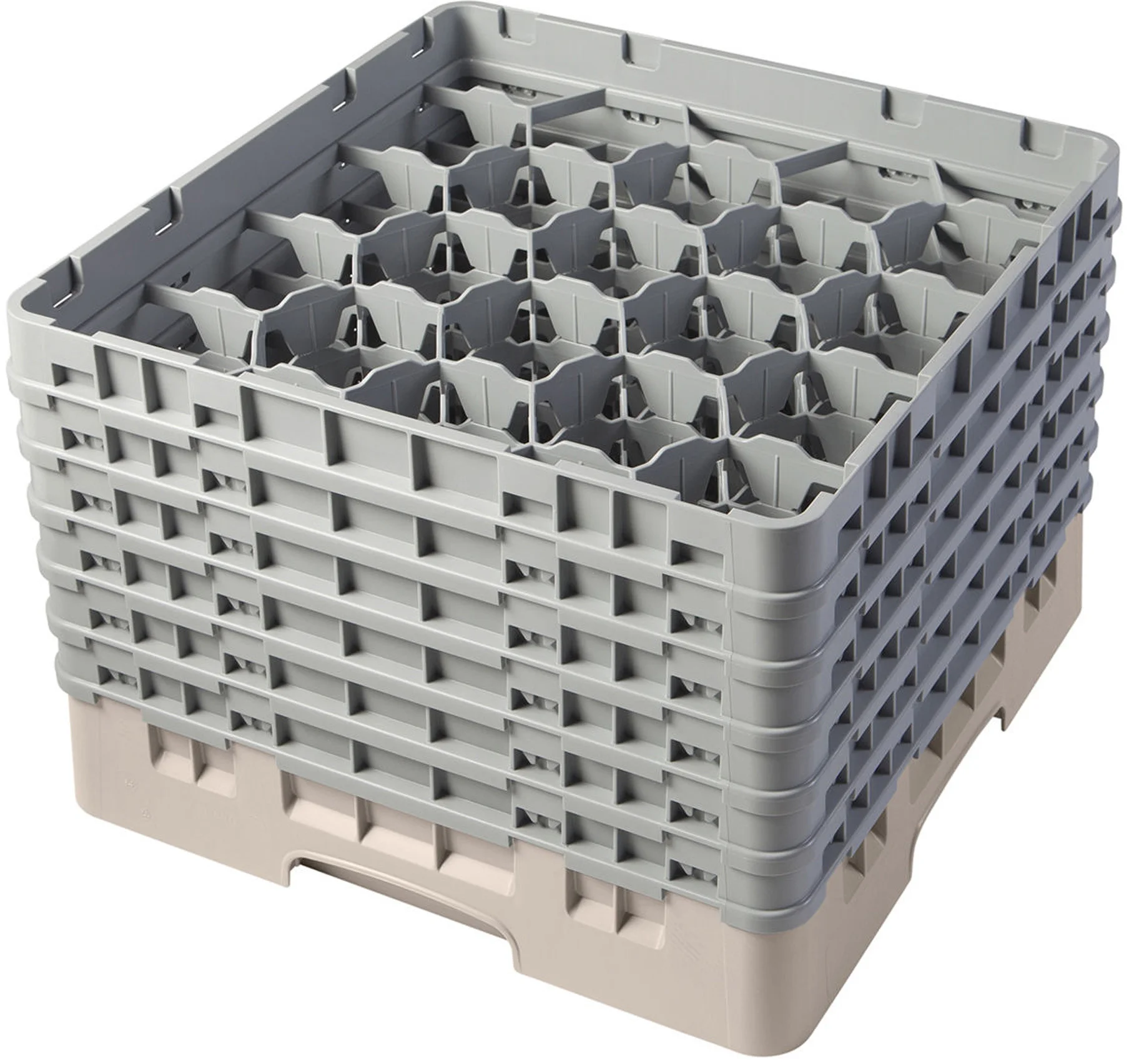 Kosz na szkło max. śr. szkl. 98 mm beżowy - CAMBRO