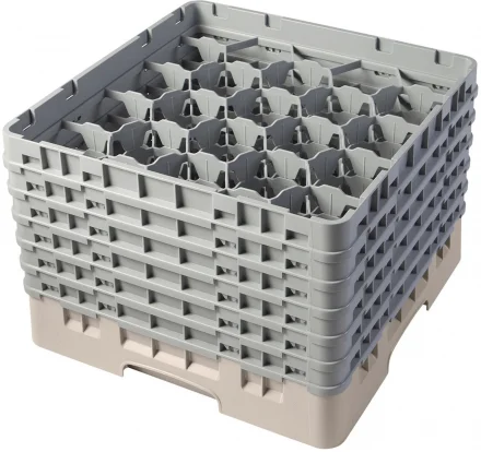 Kosz na szkło max. śr. szkl. 98 mm beżowy - CAMBRO