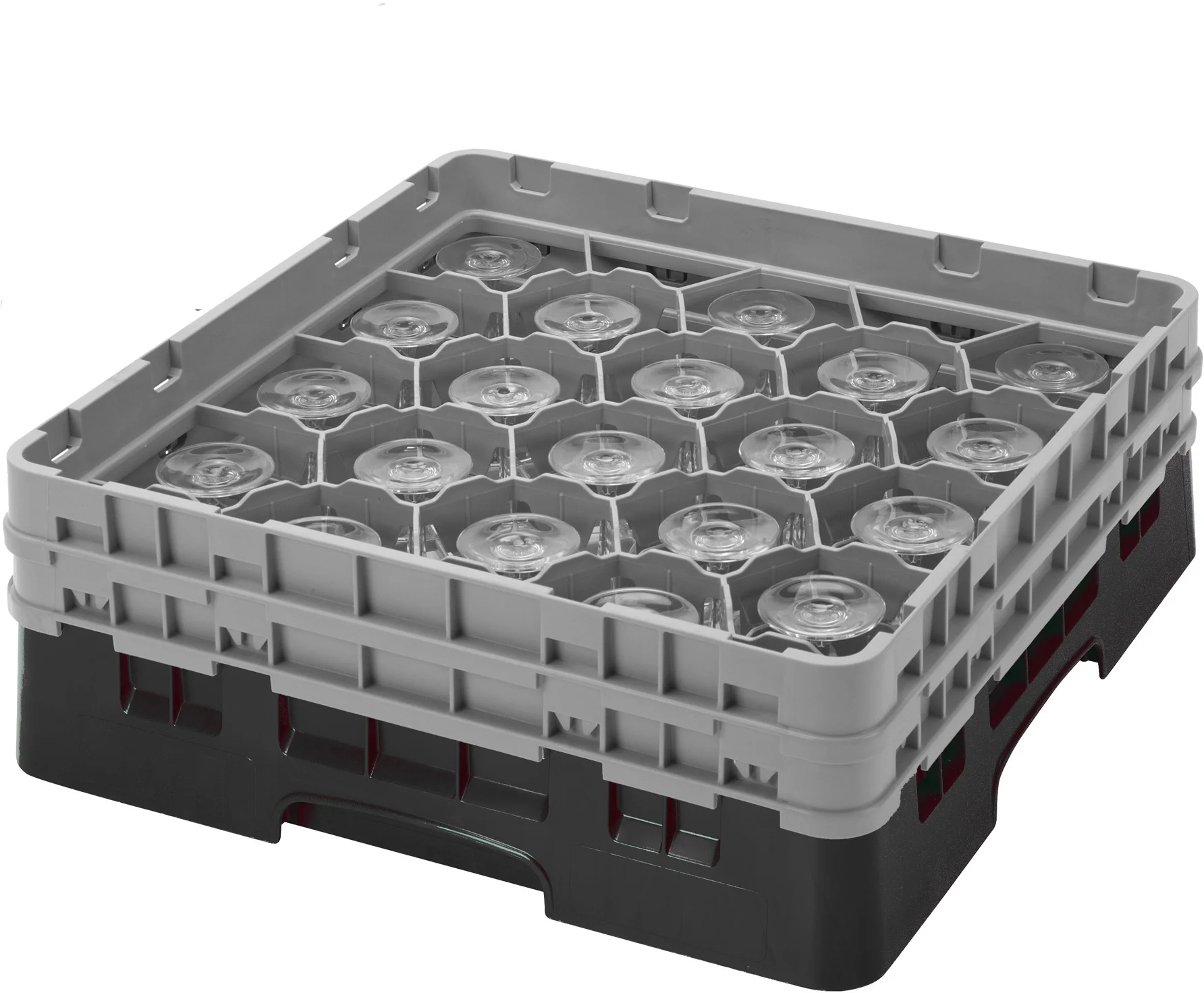 Kosz na szkło max. śr. szkl. 98 mm czarny - CAMBRO