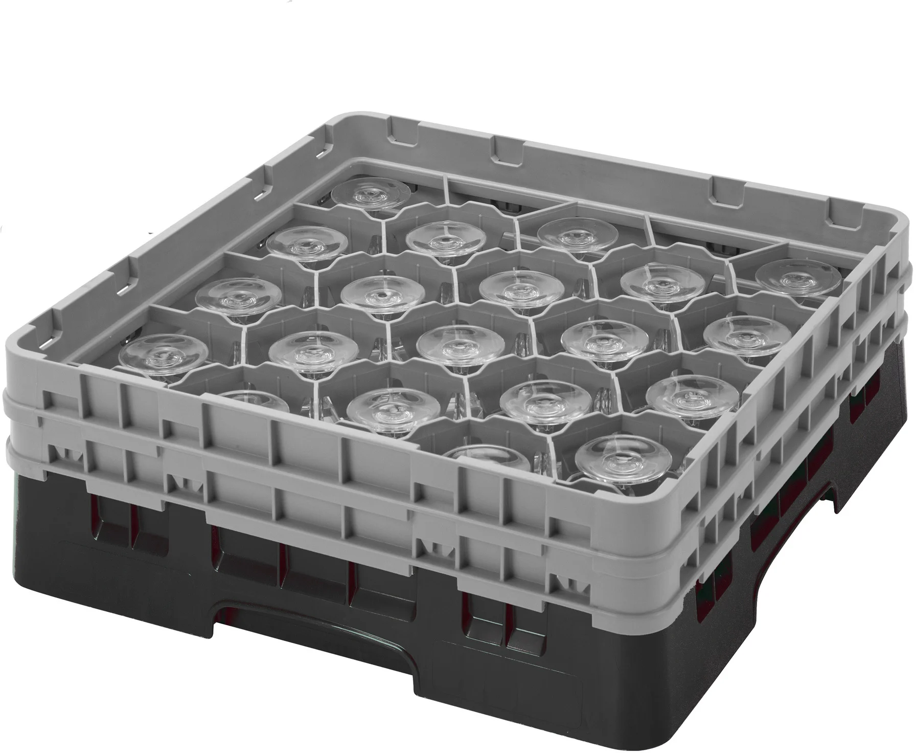 Kosz na szkło max. śr. szkl. 98 mm czarny - CAMBRO