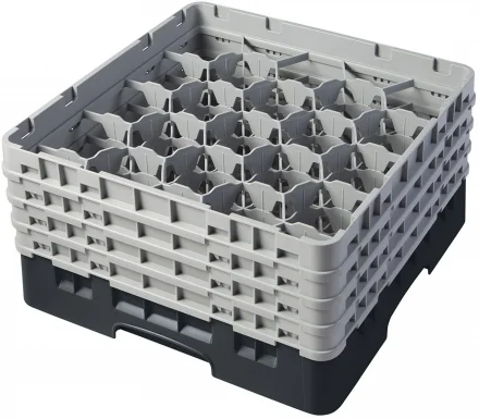 Kosz na szkło max. śr. szkl. 98 mm czarny - CAMBRO