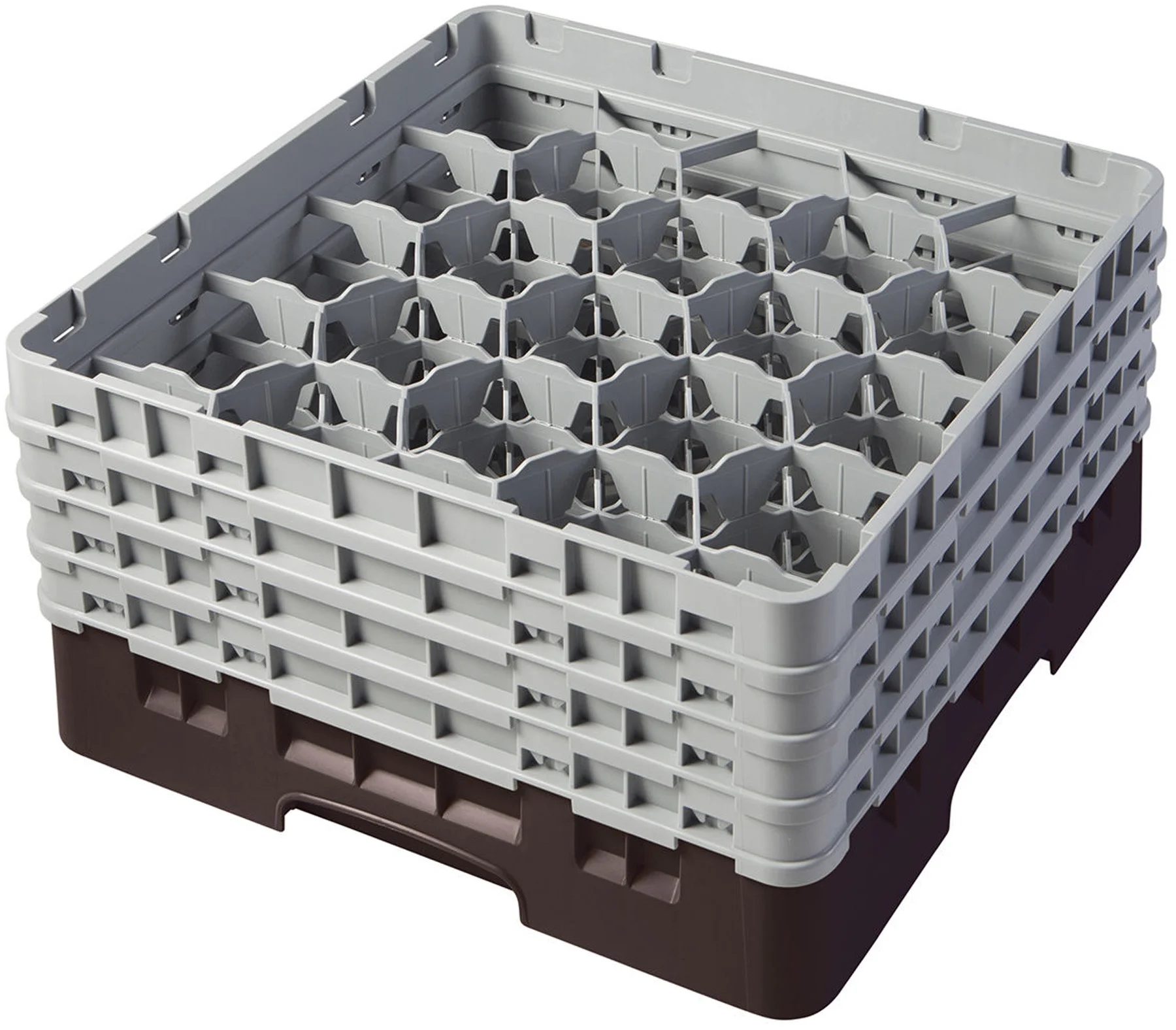 Kosz na szkło max. śr. szkl. 98 mm brązowy - CAMBRO