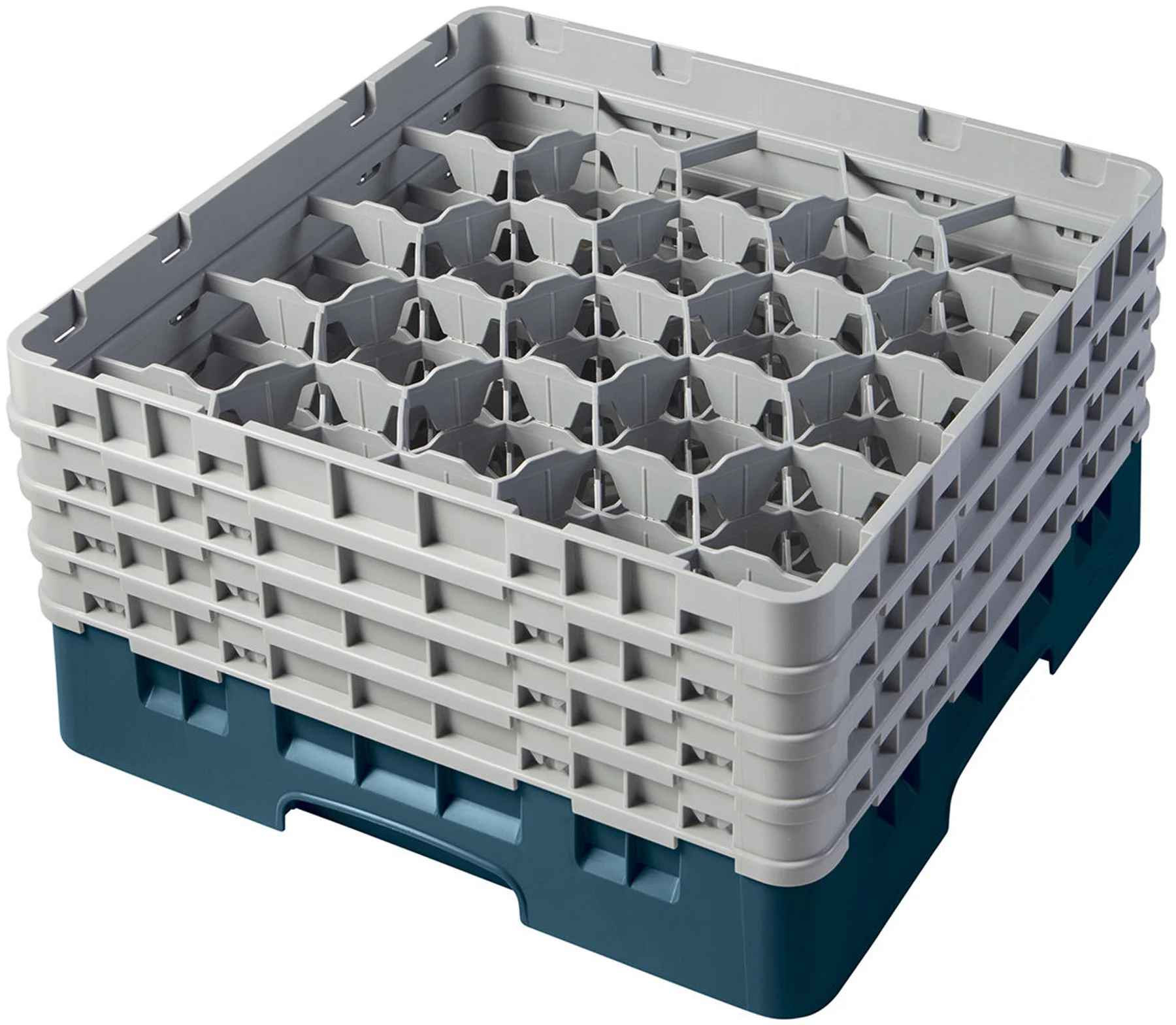 Kosz na szkło max. śr. szkl. 98 mm zielono-niebieski - CAMBRO