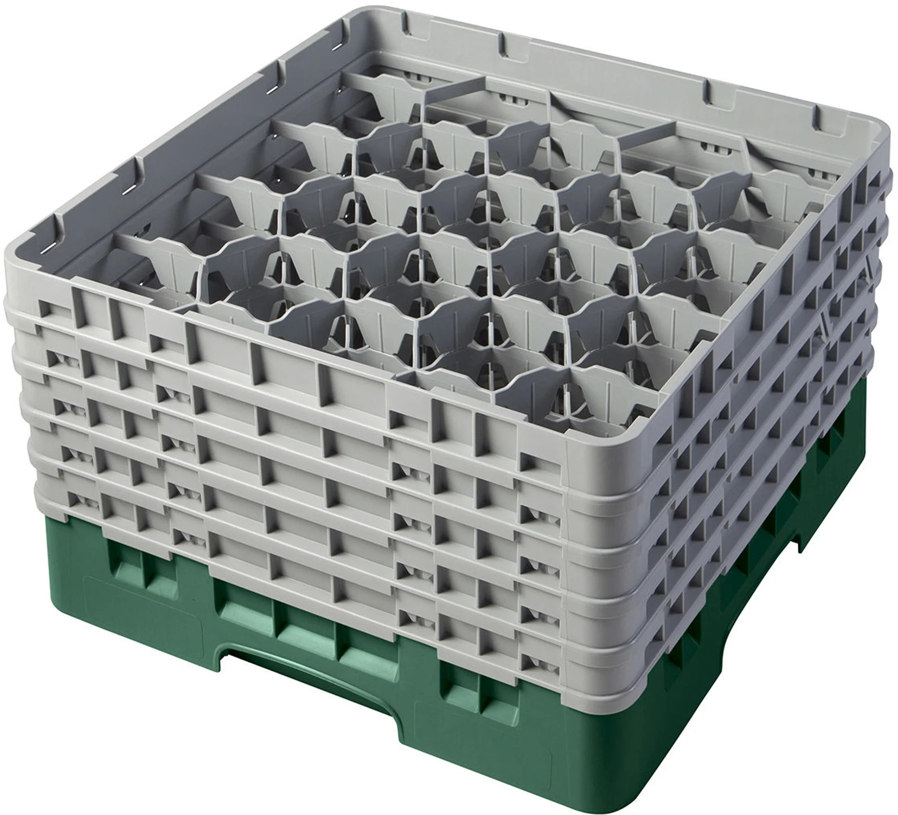Kosz na szkło max. śr. szkl. 98 mm zielony - CAMBRO