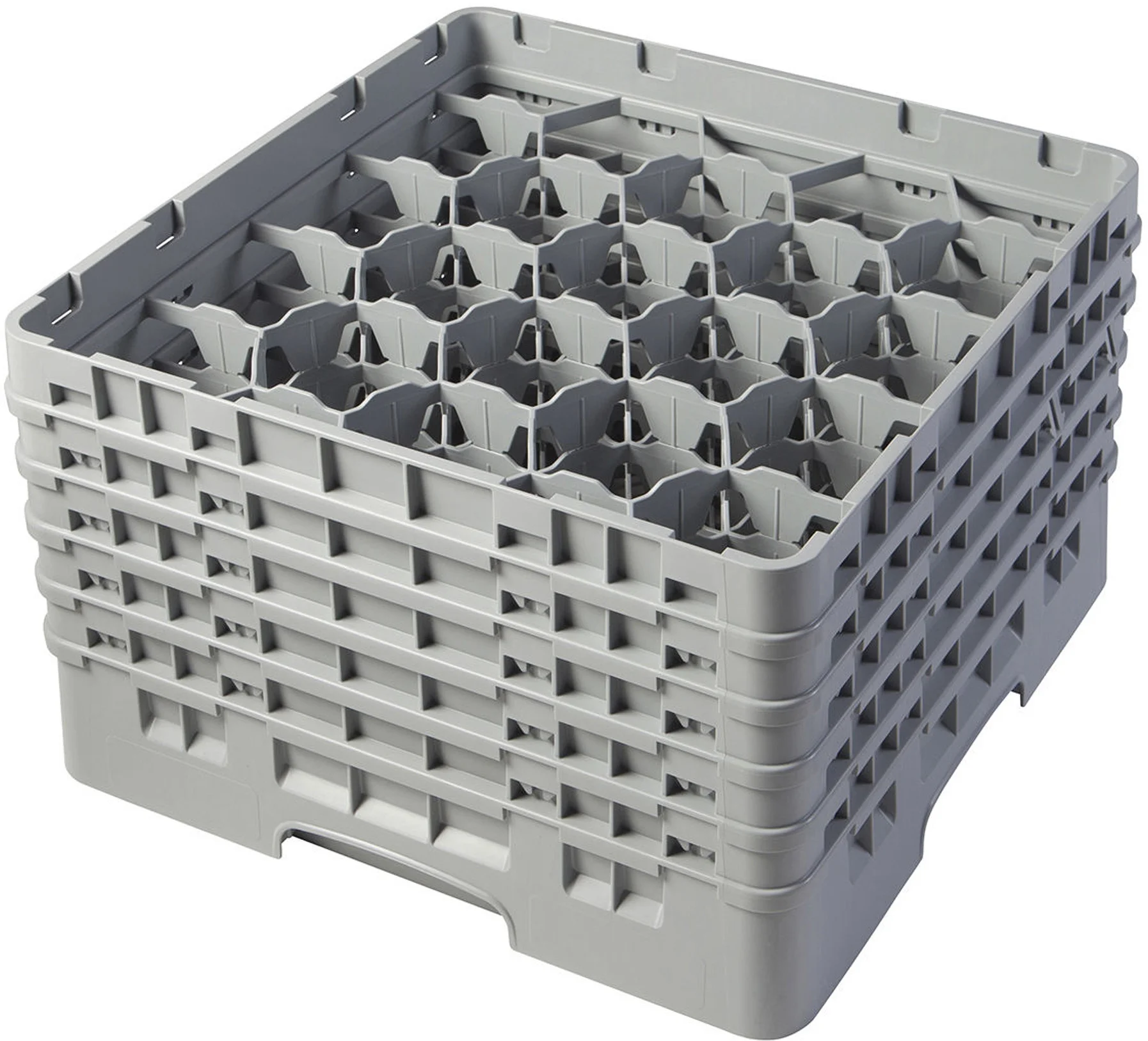 Kosz na szkło max. śr. szkl. 98 mm jasny szary - CAMBRO
