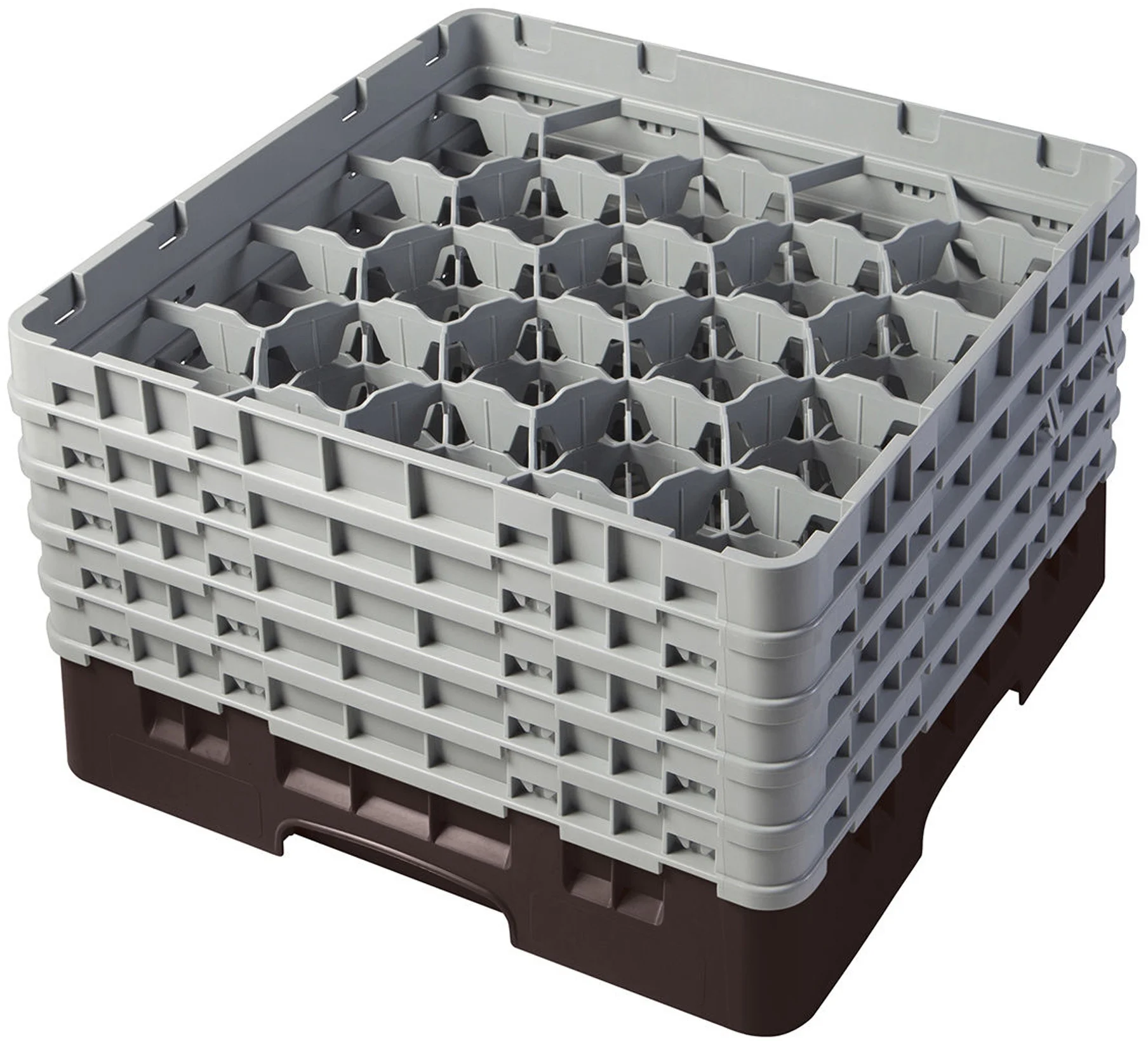 Kosz na szkło max. śr. szkl. 98 mm brązowy - CAMBRO