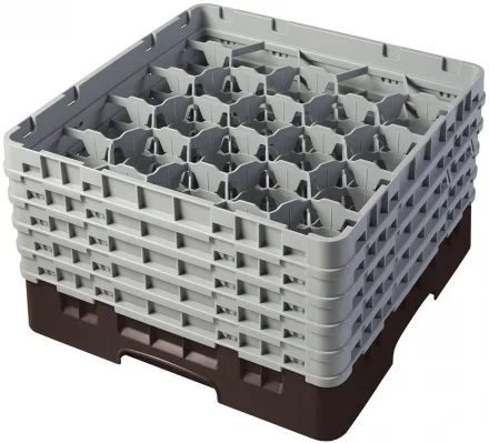 Kosz na szkło max. śr. szkl. 98 mm brązowy - CAMBRO