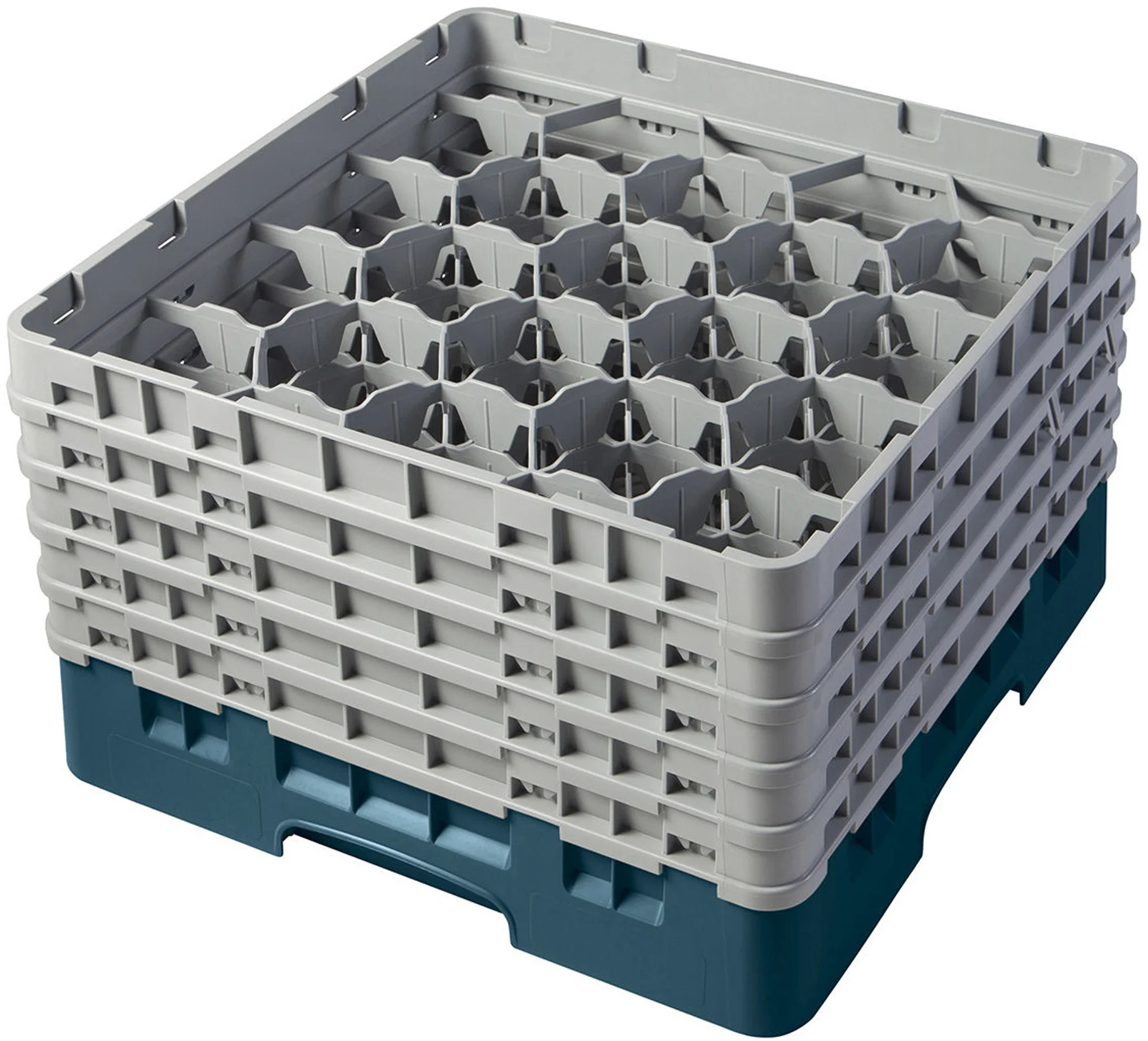 Kosz na szkło max. śr. szkl. 98 mm zielono-niebieski - CAMBRO