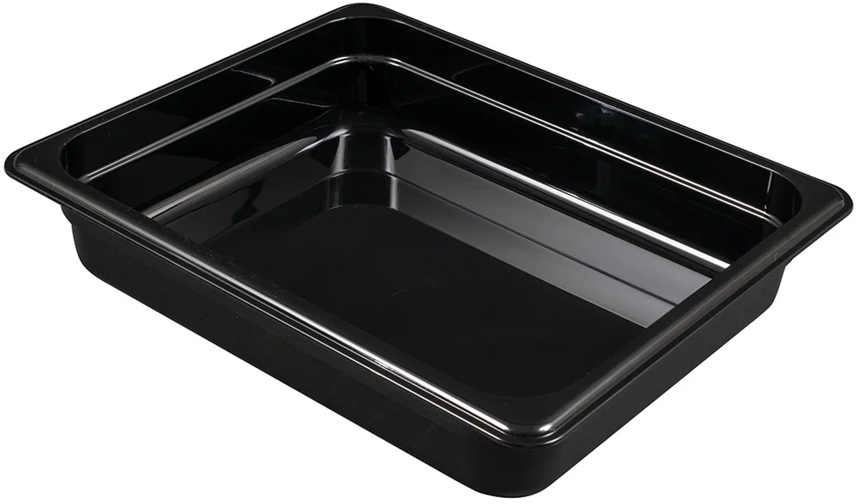 Pojemnik z poliwęglanu GN 1/2 czarny wys. 6,5 cm - CAMBRO 