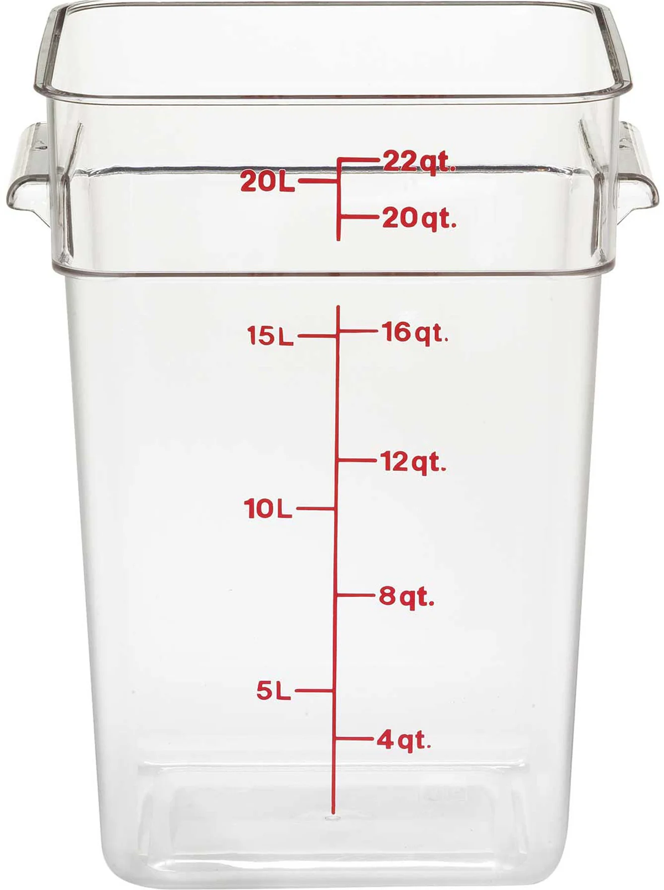 Pojemnik na żywność z poliwęglanu Camwear 20,8 l - CAMBRO