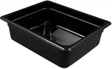 Pojemnik z poliwęglanu GN 1/2 czarny wys. 10 cm - CAMBRO