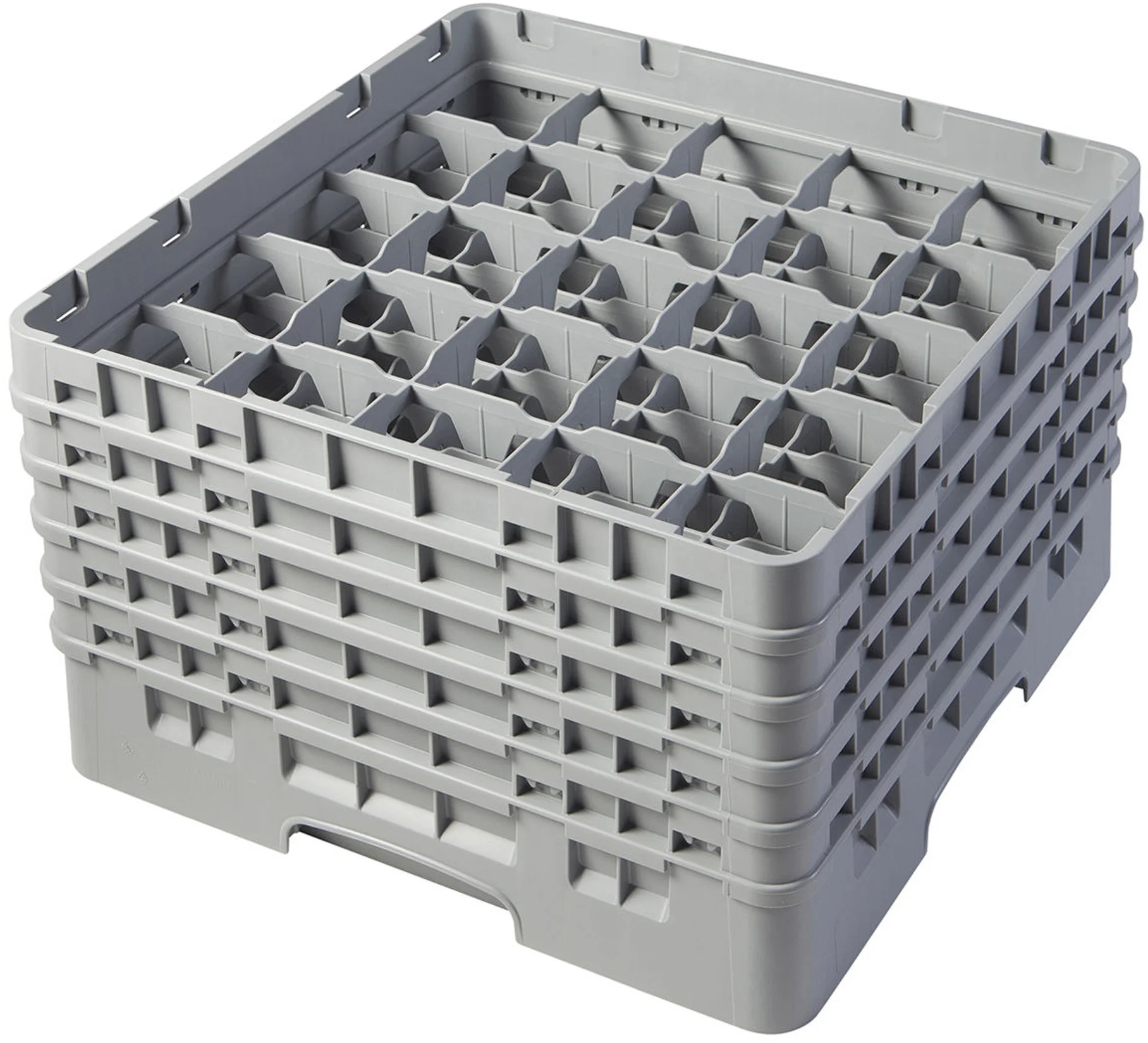 Kosz na szkło max. śr. szkl. 87 mm jasny szary - CAMBRO