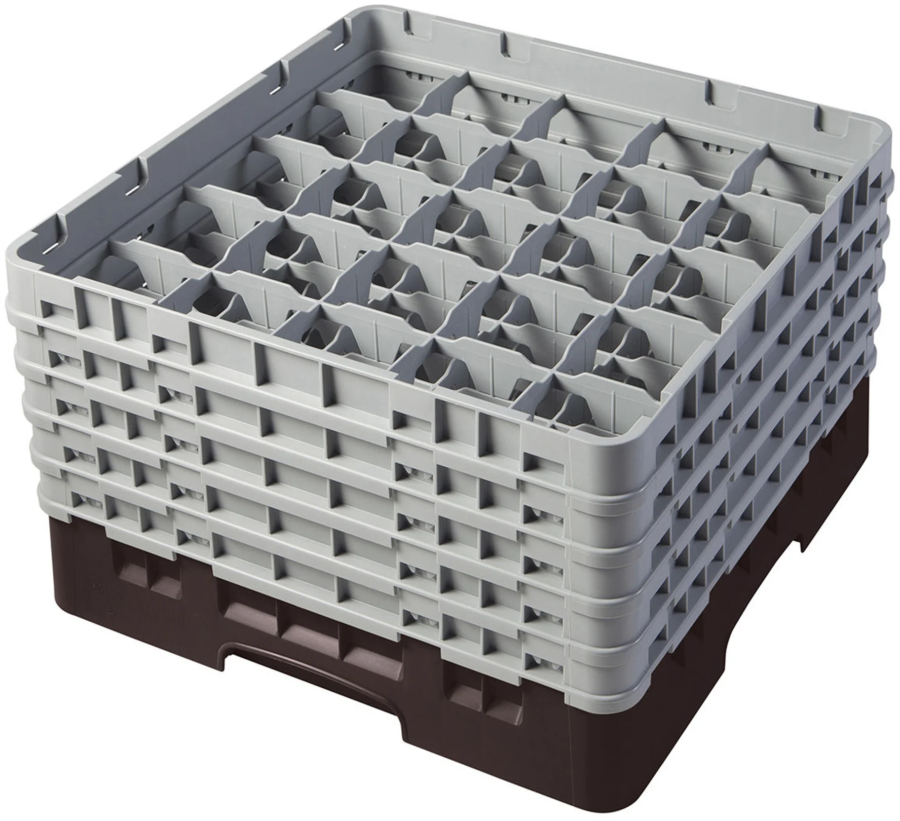 Kosz na szkło max. śr. szkl. 87 mm brązowy - CAMBRO