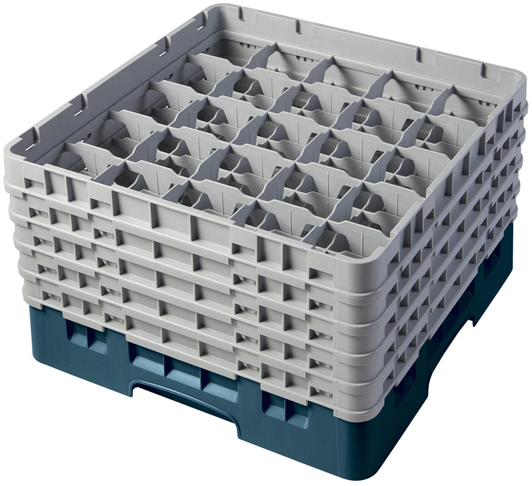 Kosz na szkło max. śr. szkl. 87 mm zielono-niebieski - CAMBRO