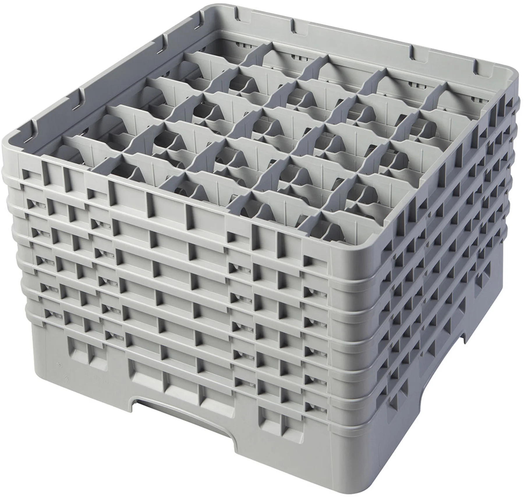 Kosz na szkło max. śr. szkl. 87 mm jasny szary - CAMBRO